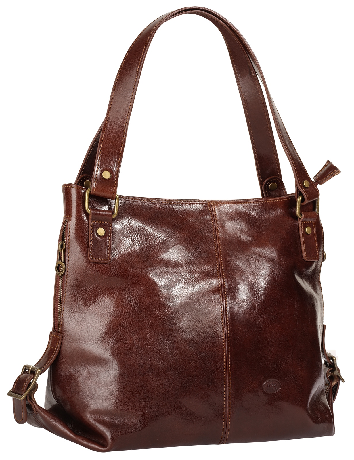 Piké Shopper echt Leder, Made in Italy