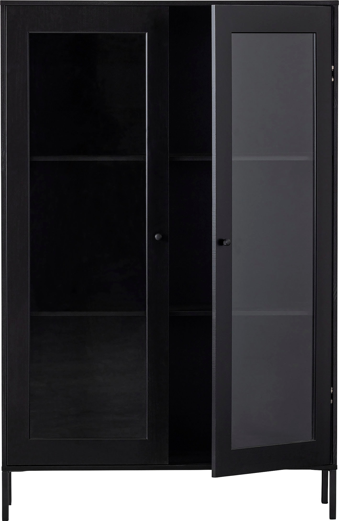 WOOOD Vitrines »Xam« aus Kiefernholz, Breite 100 cm