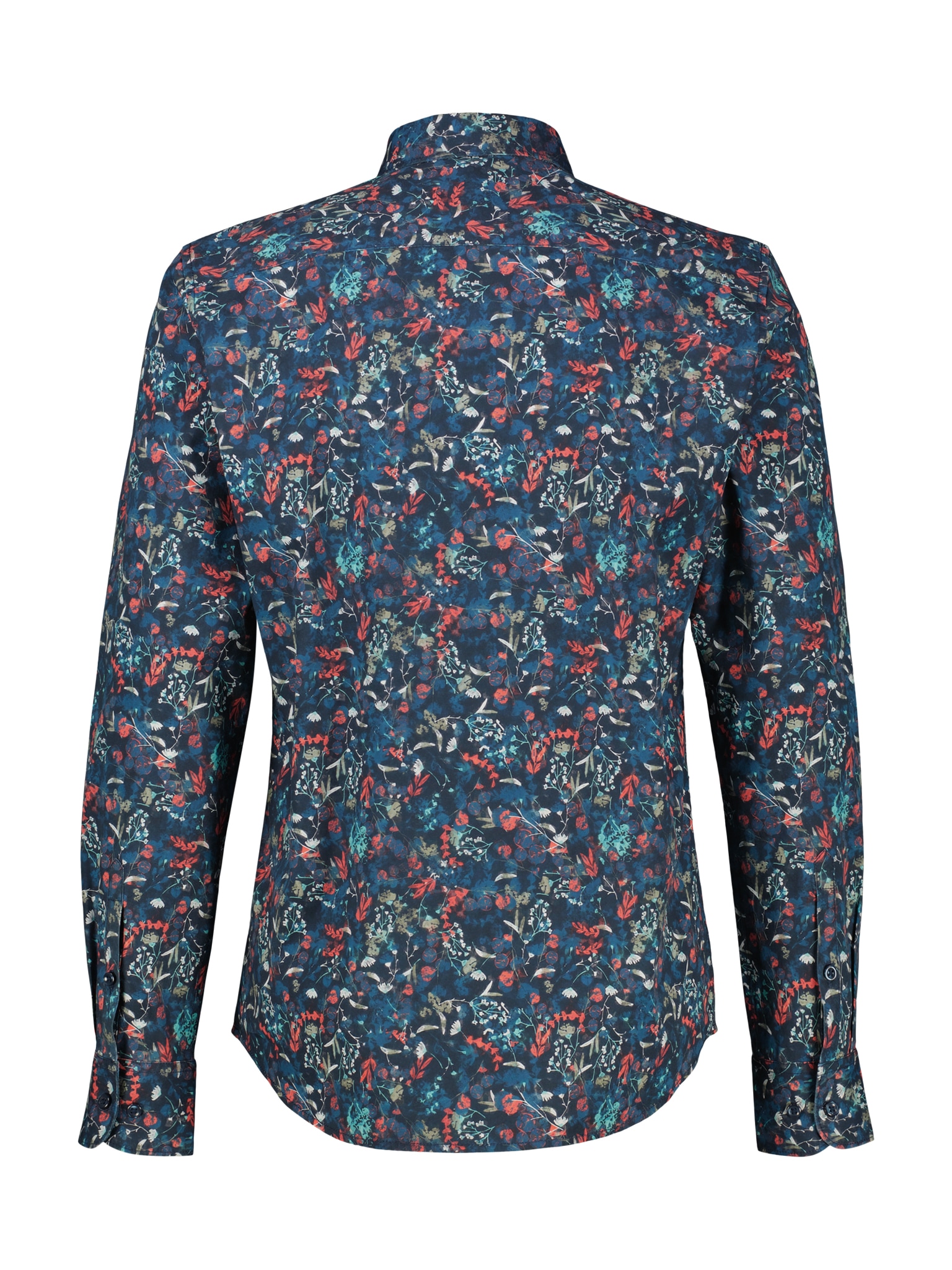 LERROS Chemise à manches longues mit Allover-Print, geblümt