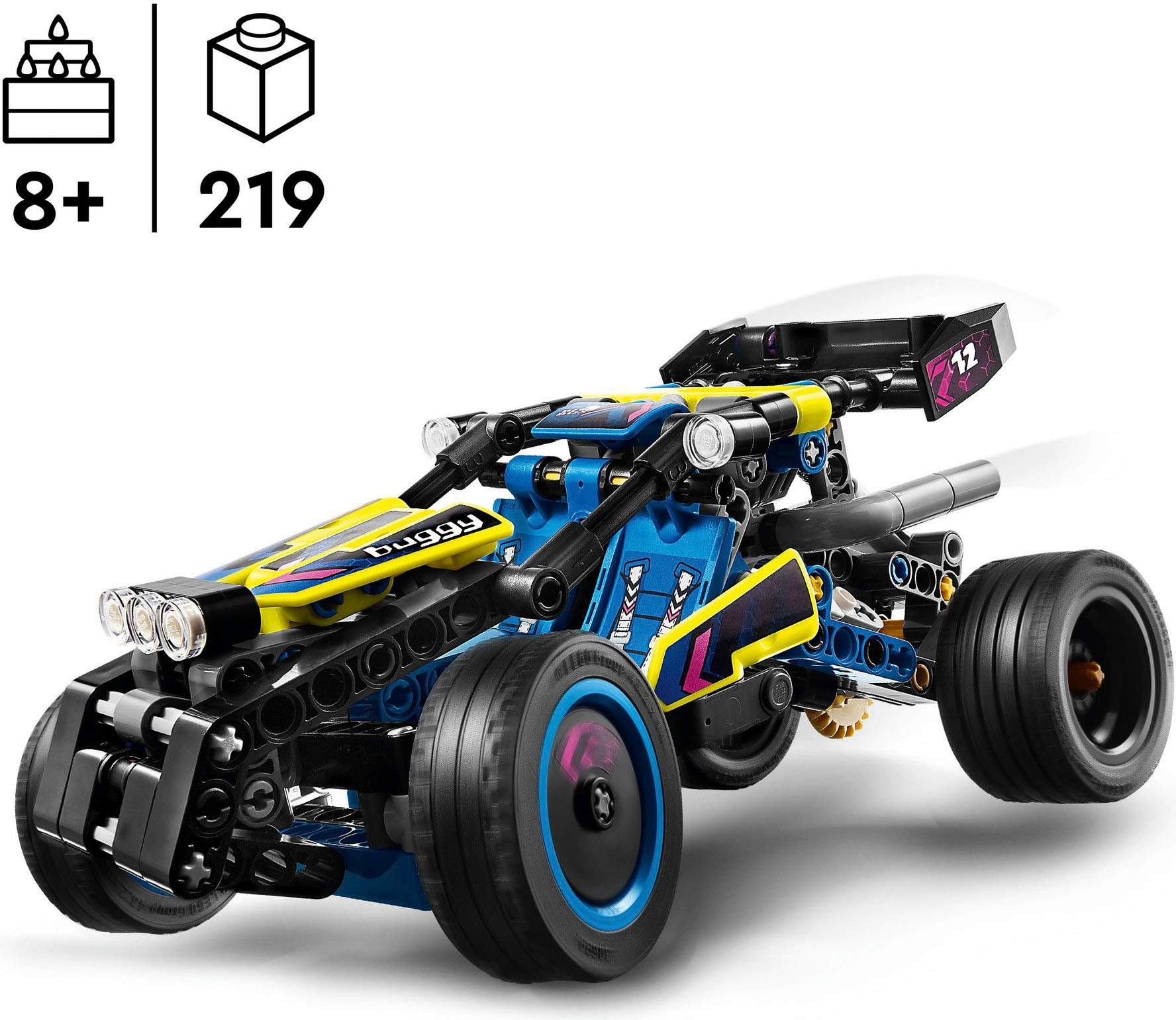 LEGO® Konstruktionsspielsteine »Offroad Rennbuggy (42164), LEGO Technic« Made in Europe