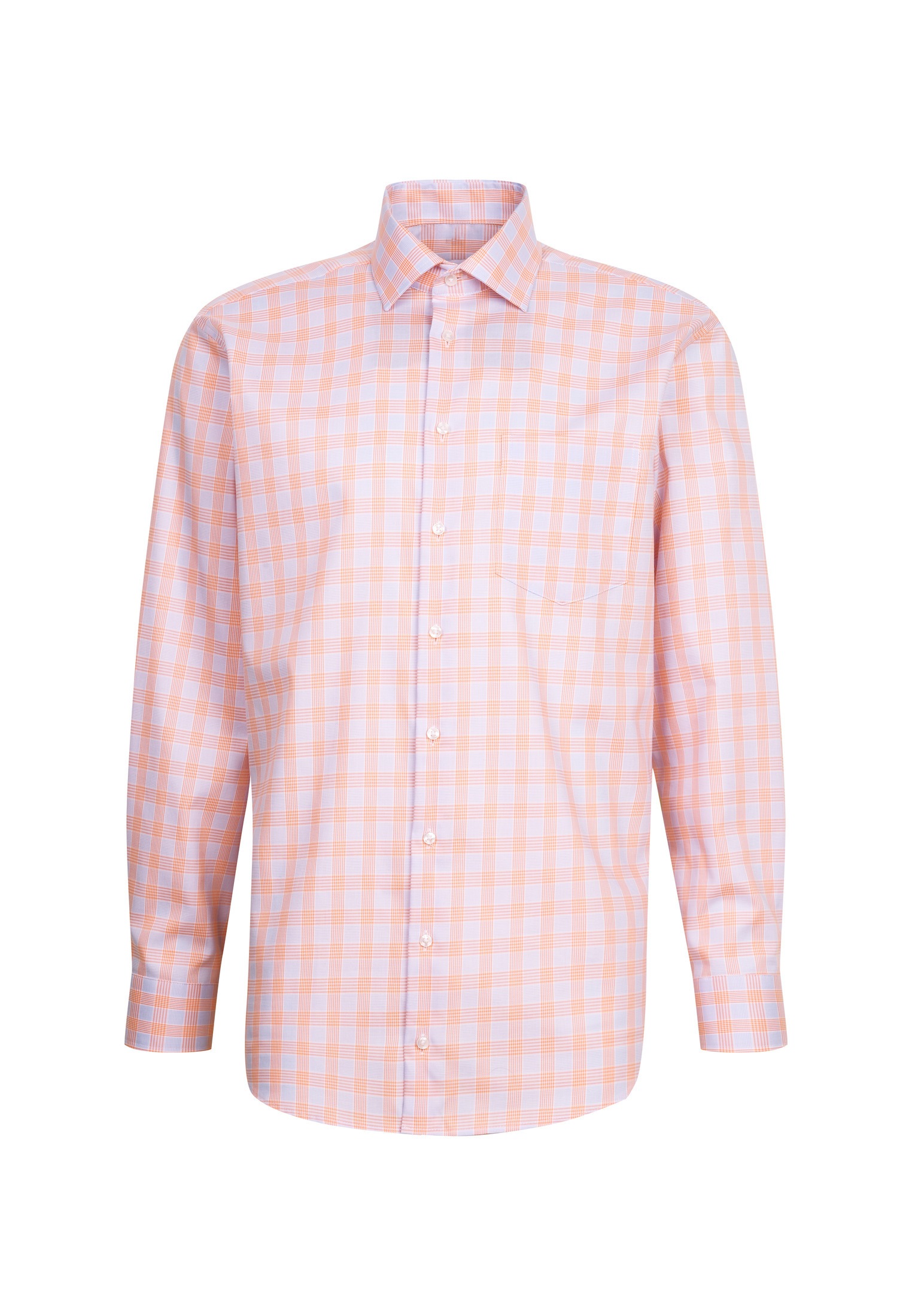 seidensticker Businesshemd »Comfort« Comfort 1/1 Kentkragen Karo