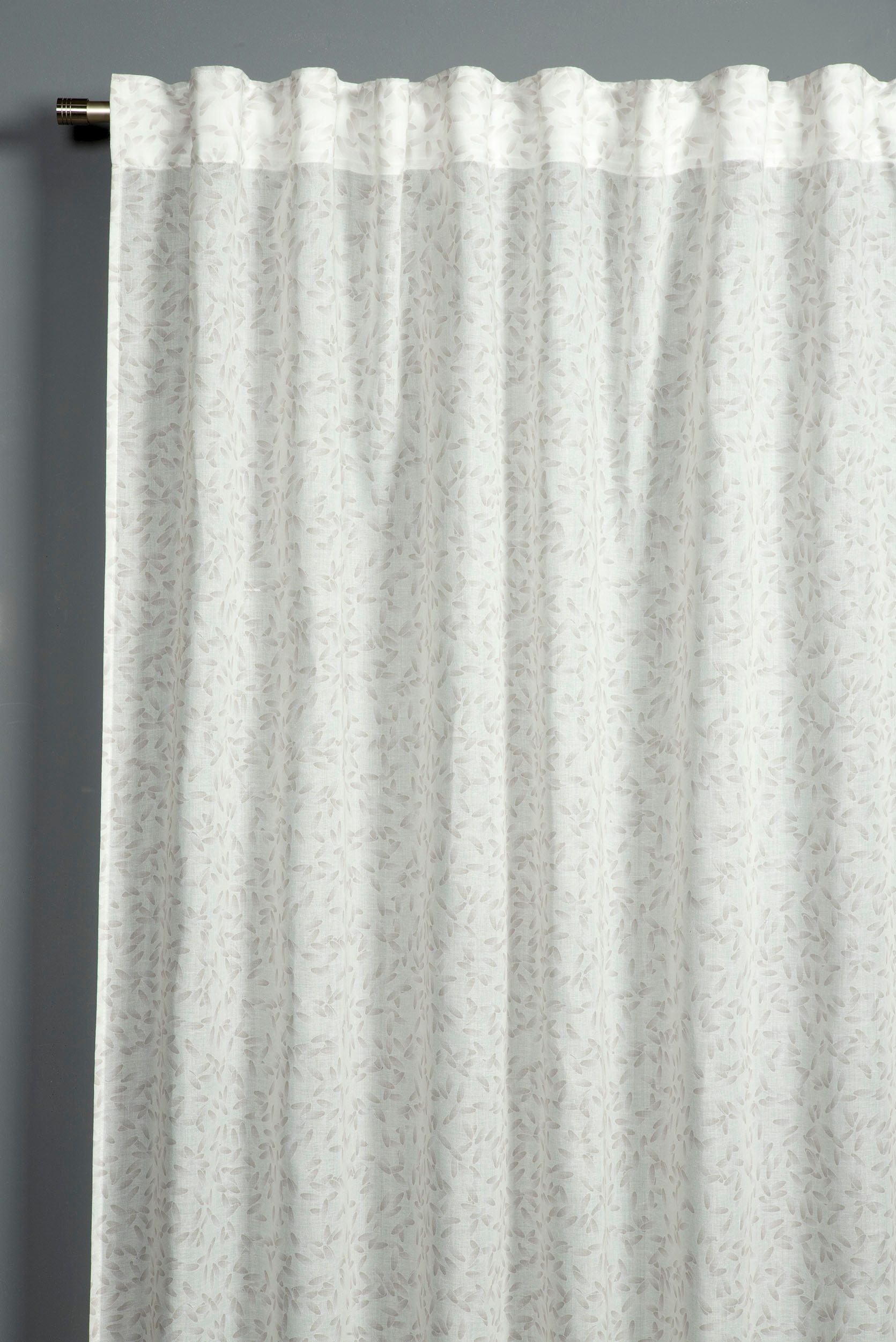 GARDINIA Rideau »GRS Schal Zen Silence mit Gardinenband« 1 cuis tlg. blickdicht, Kunststoff, Stoff aus 50 % recyceltes Polyester