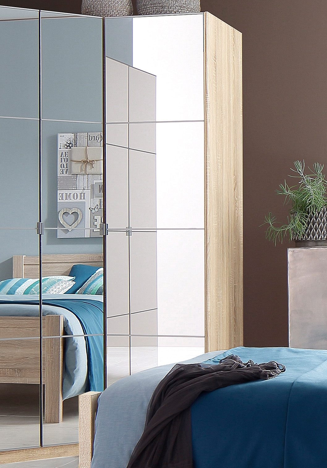 priess Kleiderschrank »Malaga« mit Spiegelfront