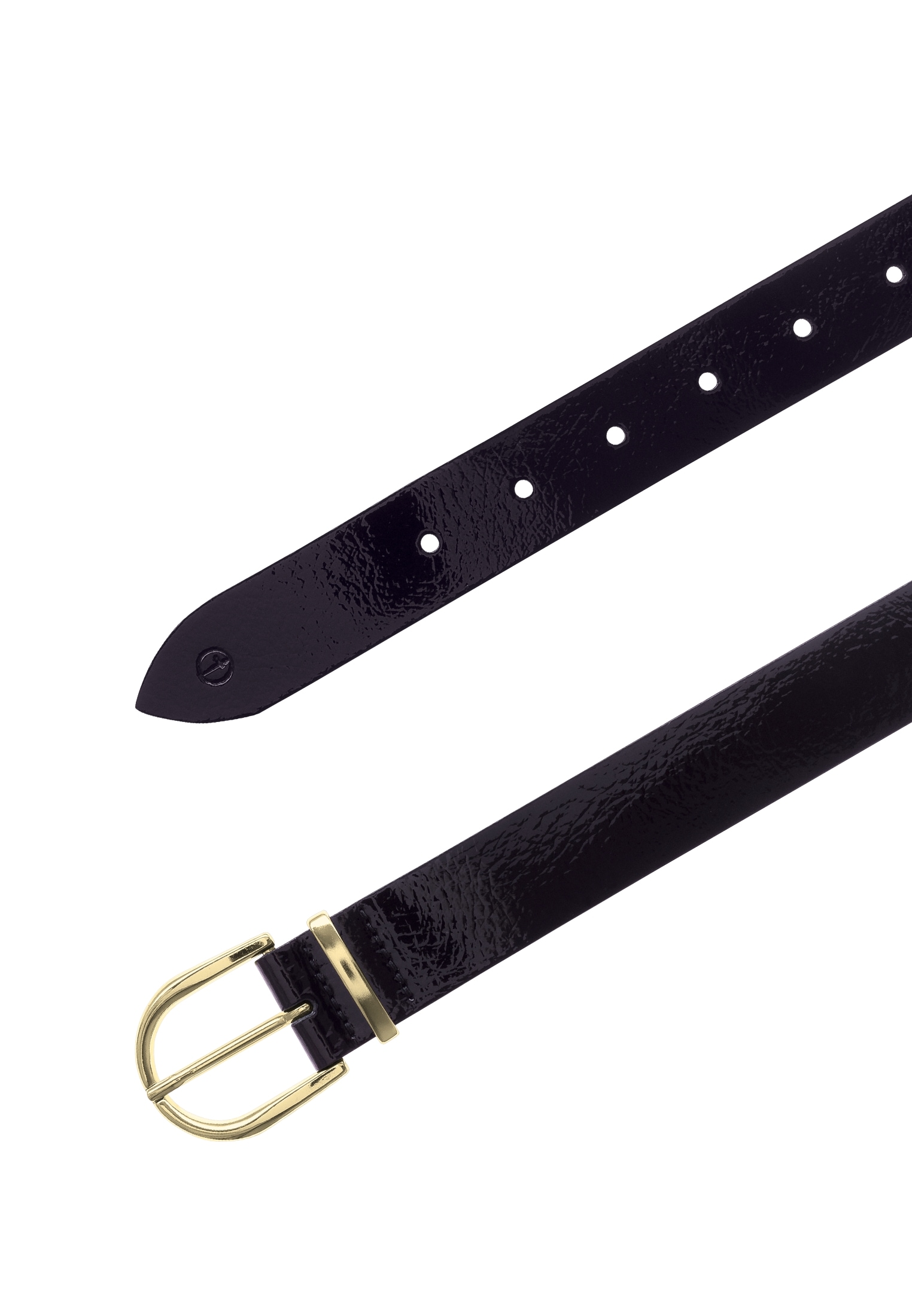 Tamaris Ledergürtel »"Ellen Gold"« mit 3 cm Breite, in glänzendem Goldton, unifarben