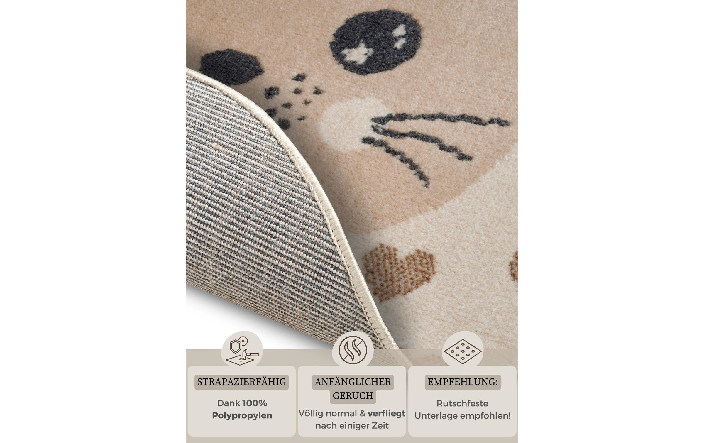 HANSE Home Tapis pour enfants »Cat 140 cm«
