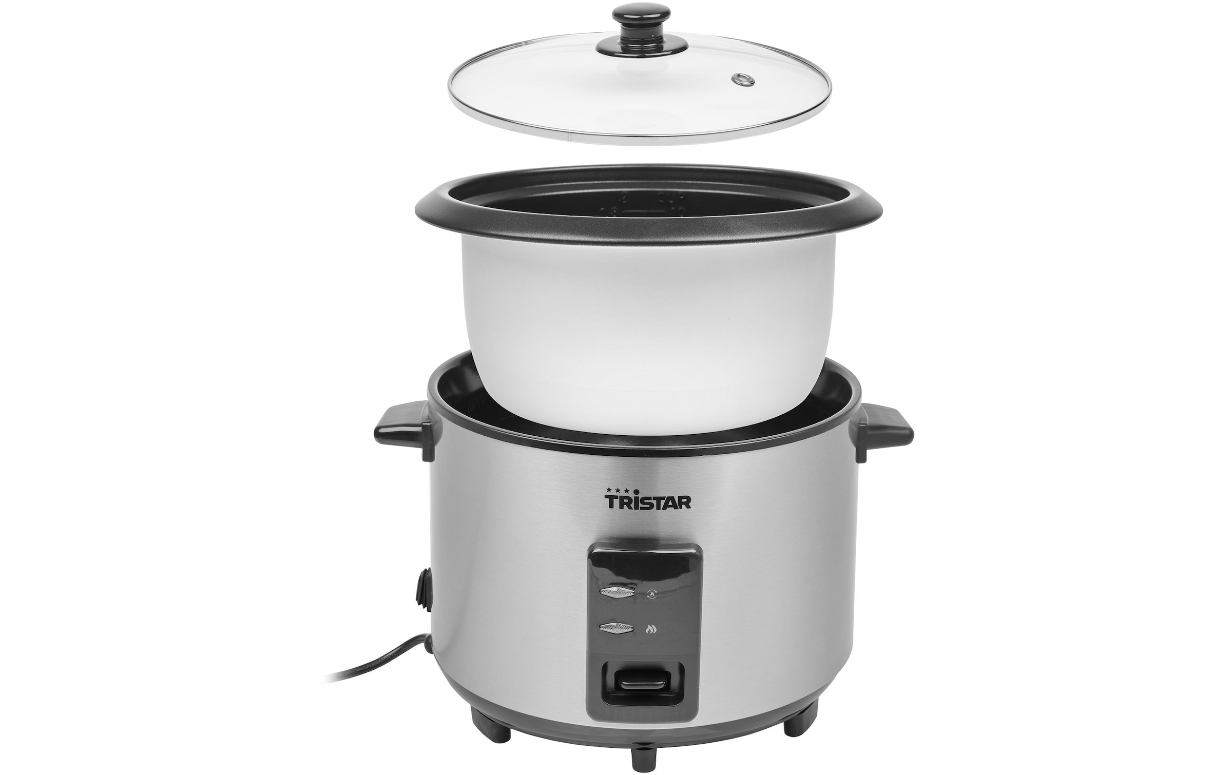 Tristar Cuiseur à riz »RK-6148 1,8 l« mit Füllmengenmarkierung, Kontrolllampe, Antihaftbeschichtung