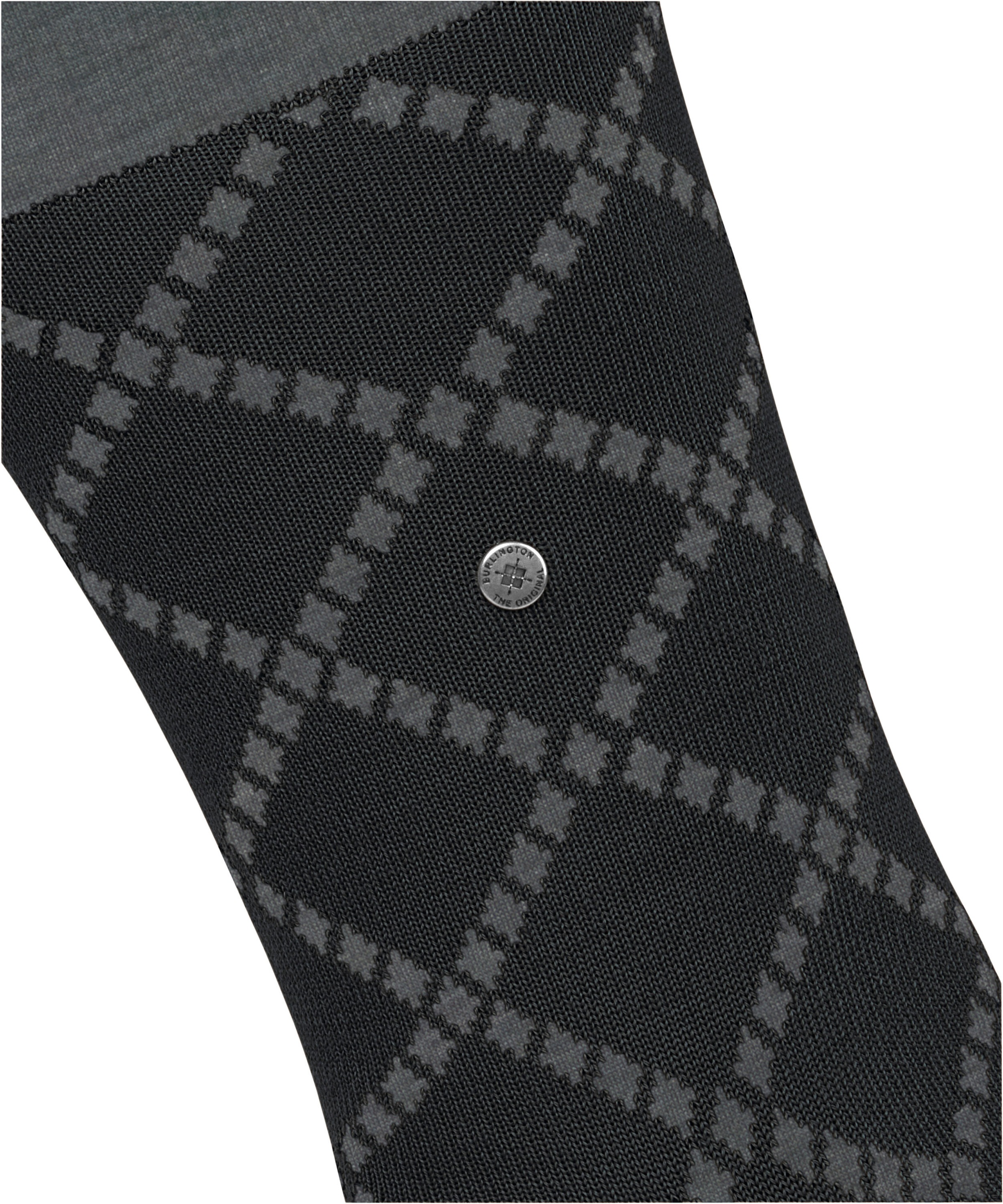 Burlington Chaussettes »Ferry Road« Taille unique 40-46, motif losanges, mélange laine chaud