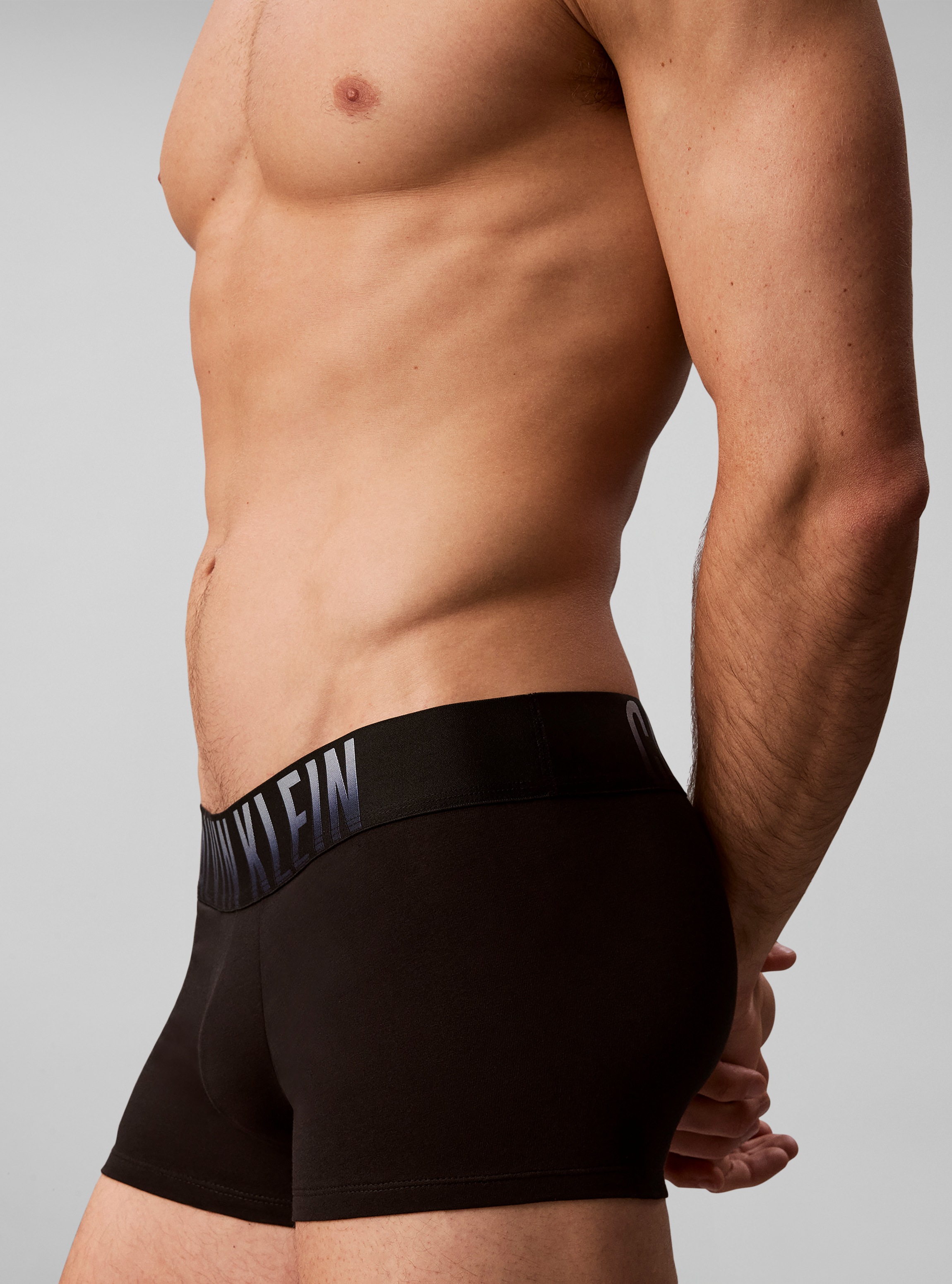 Calvin Klein Underwear Tronc Paquet, pack de 3,  avec ceinture stretch à logo