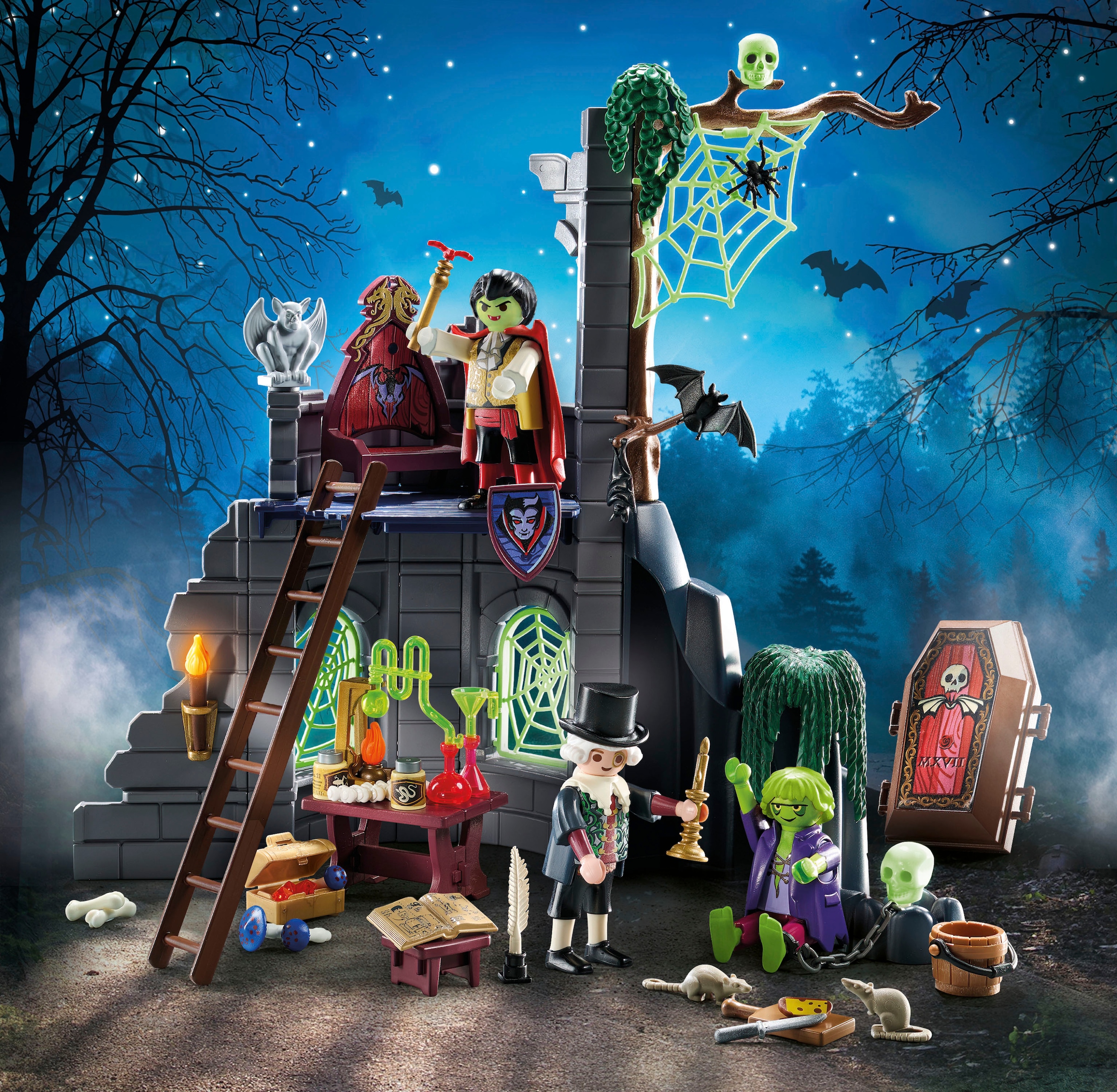 Playmobil® Konstruktions-Spielset »Gespenstische Ruine (71651)« Made in Europe