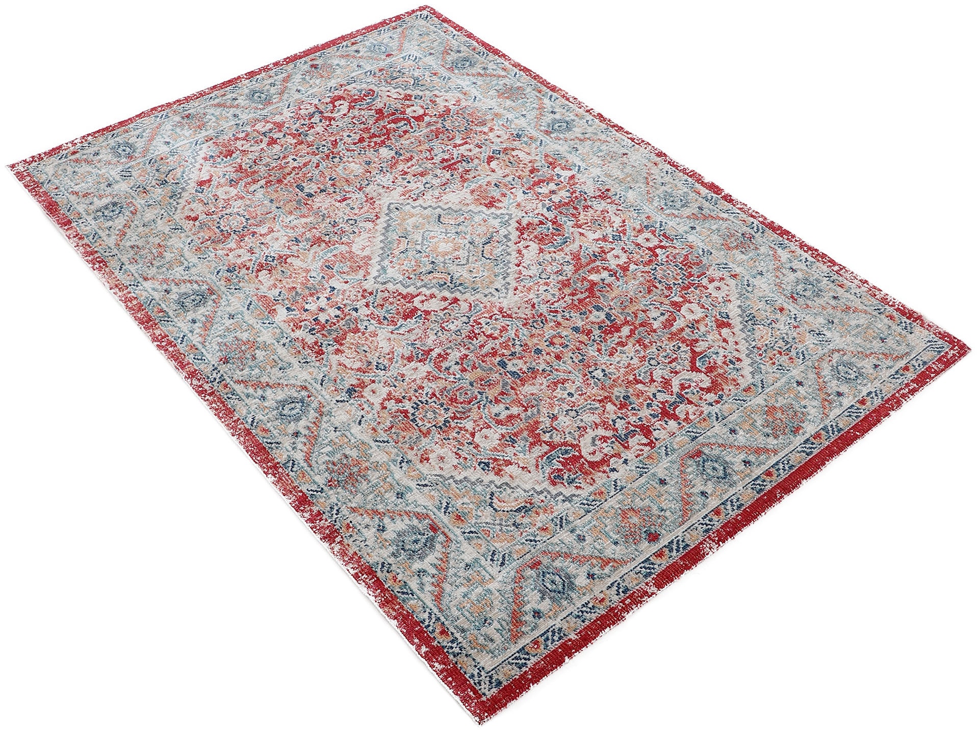 carpetfine Teppich »Noah_1« rechteckig 3 mm Höhe Orient Vintage Look, Wohnzimmer