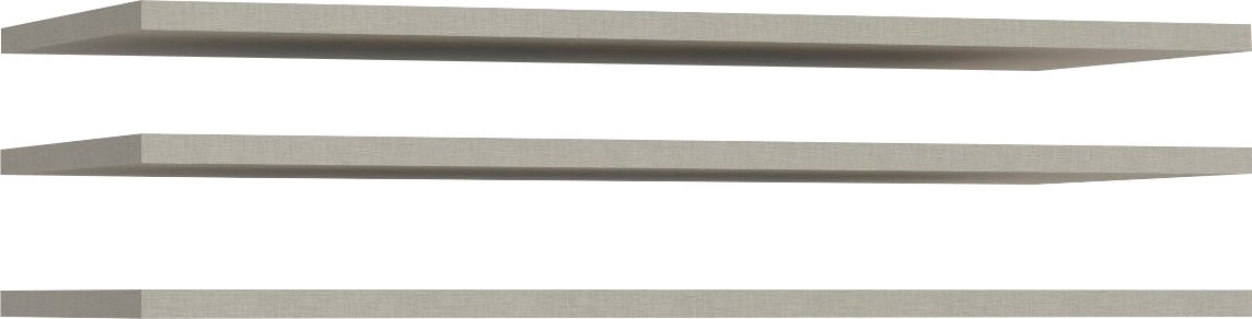 FORTE Tablette de rangement ensemble 3 pièces