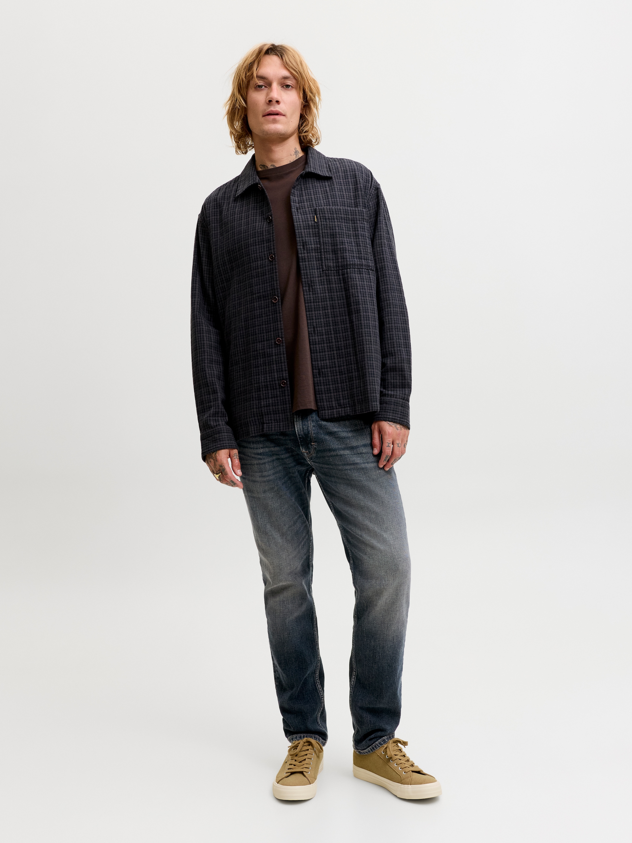 Jack & Jones Regular-fit-Jeans »JJICLARK JJDUKE JJ 696 NOOS« Baumwollmischung, regular fit