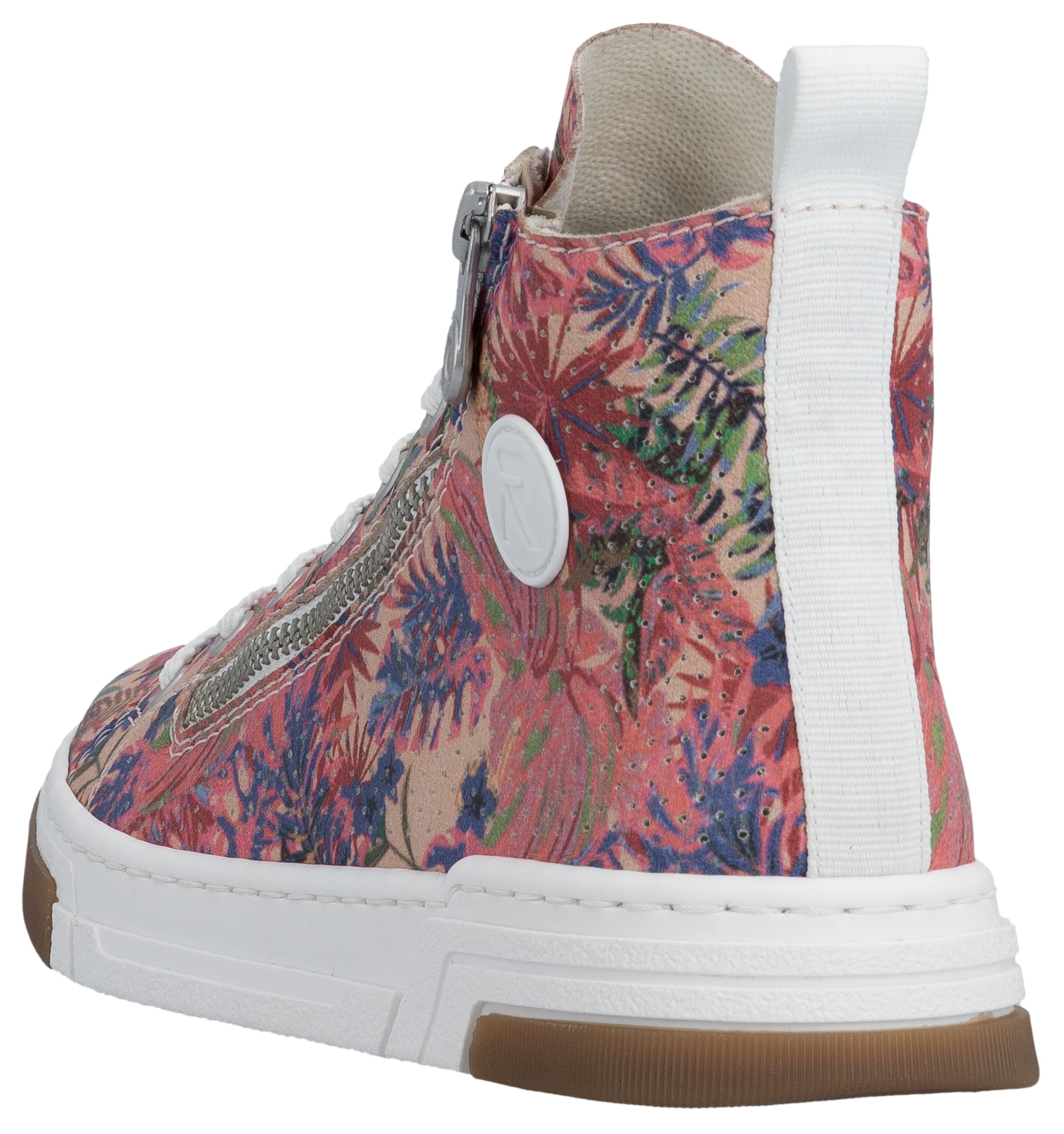 Rieker Sneakers  High Top-Sneaker, Freizeitschuh, Schnürschuh mit Plateausohle