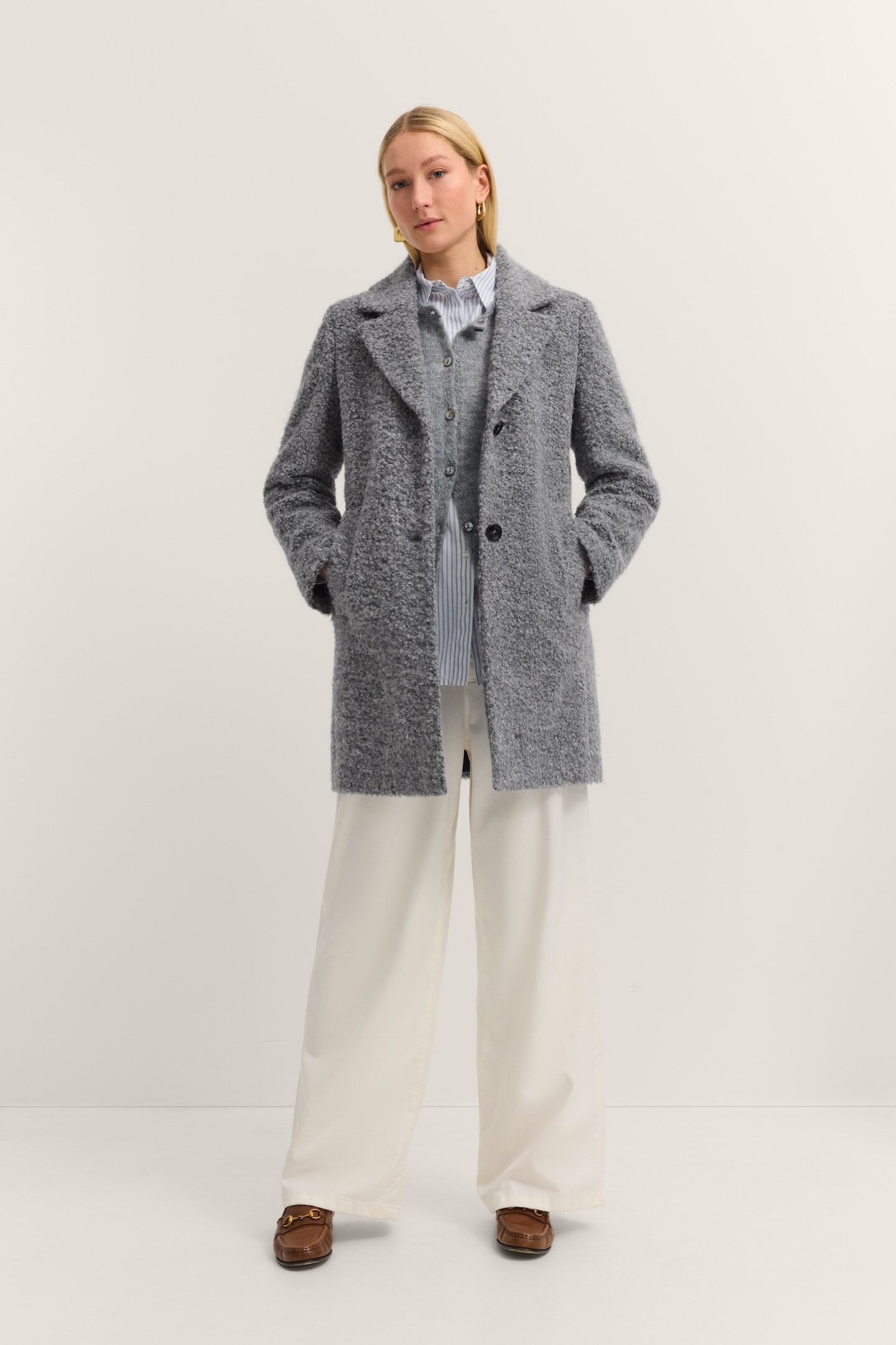 bugatti Kurzmantel »Comfort Fit« mit Flexcity Stretch in Boucléqualität