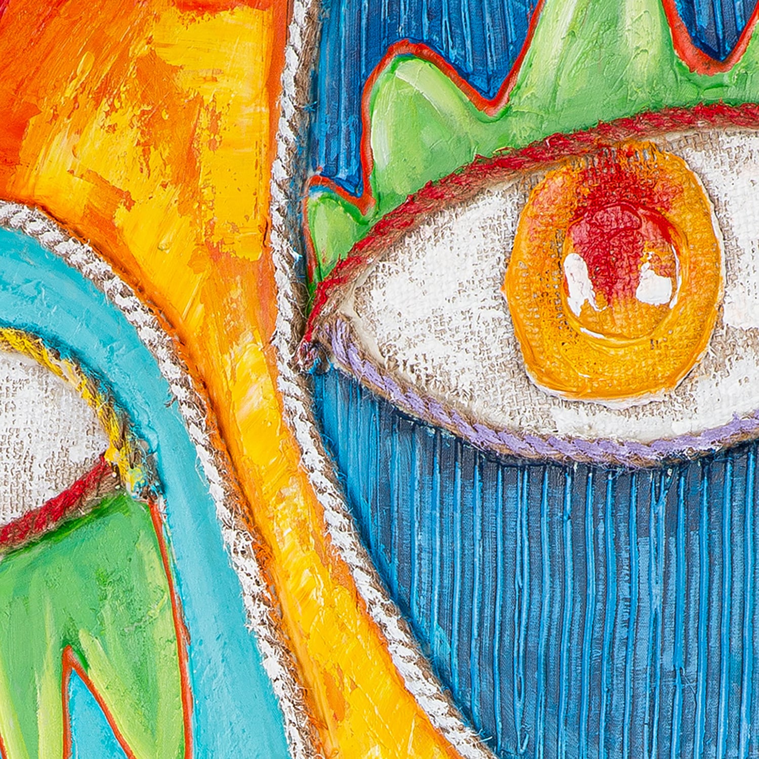 Casablanca by Gilde Tableau sur toile »Visage rechteckig« 1 cuis tlg.