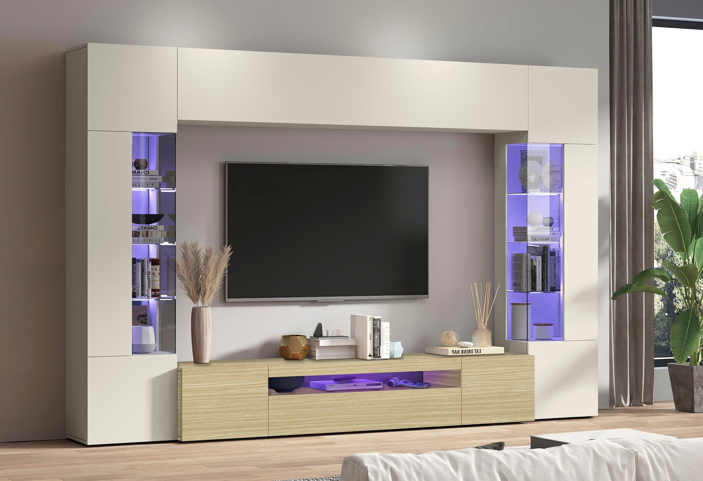 GOODproduct Meuble mural »New Egypt« Breite 290cm, 4 cuis tlg.