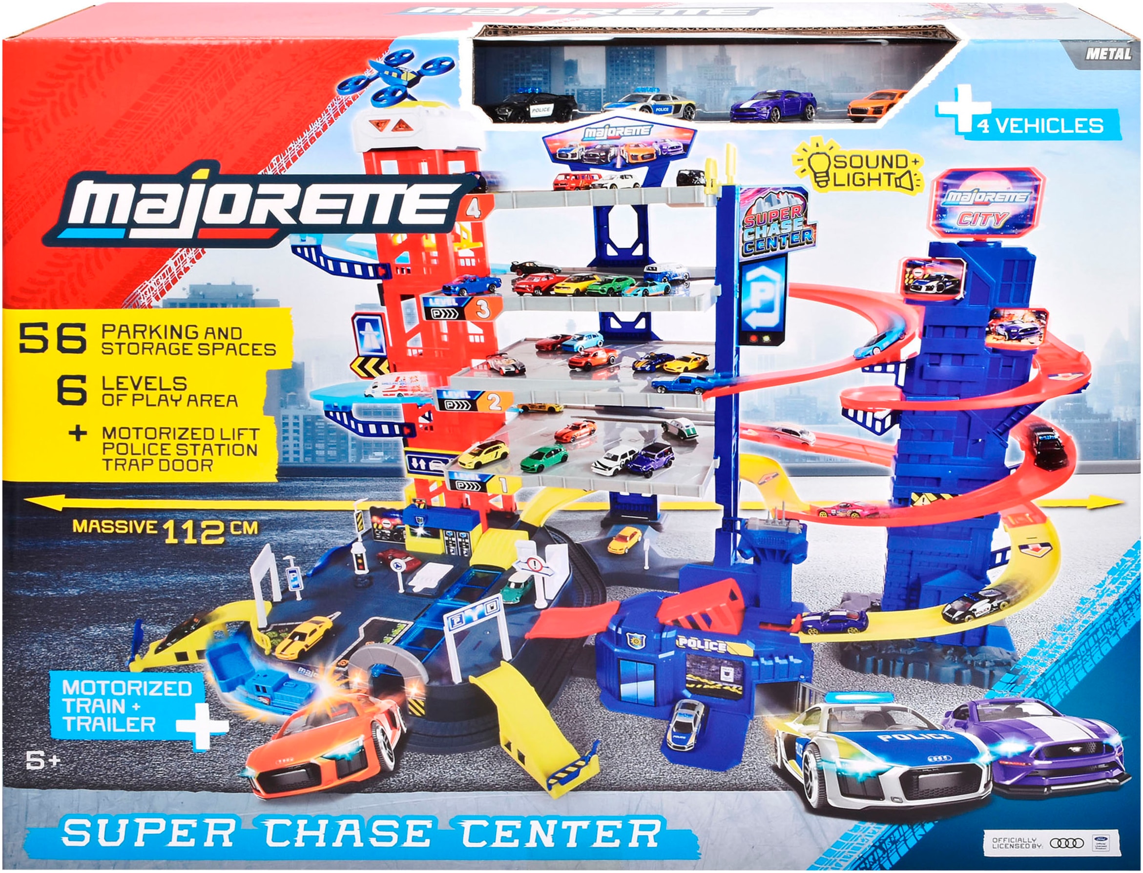 majORETTE Spiel-Parkgarage »Super Chase Center« mit Licht und Sound
