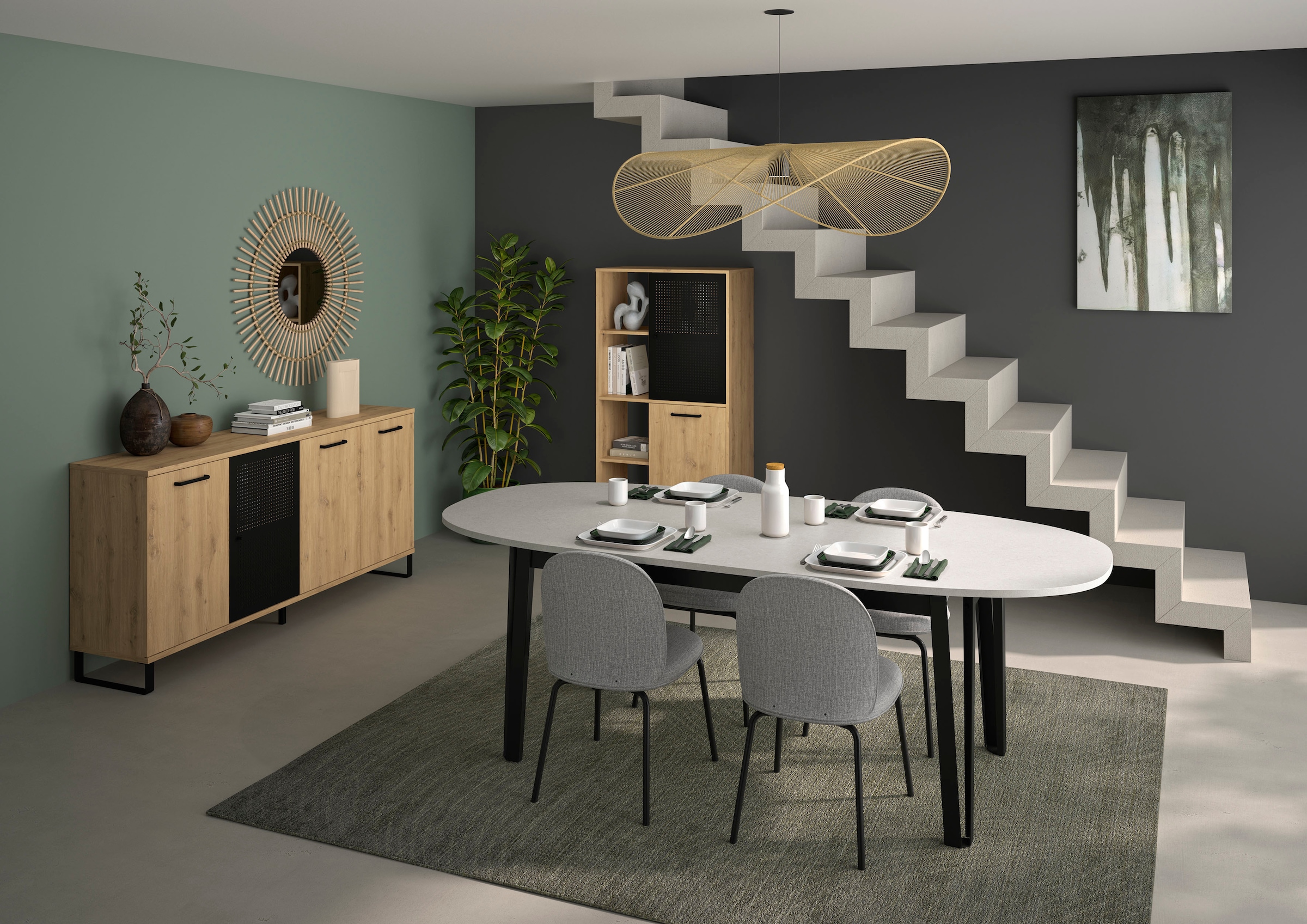 Gami Sideboard »CRAFT« Sideboard mit 4 Türen