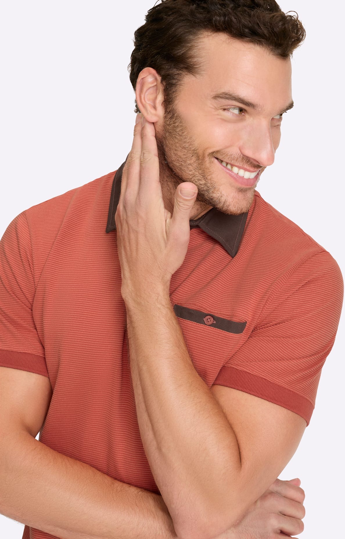 Marco Donati T-shirt à manches courtes »Kurzarm-Poloshirt« 1 pièces tlg.