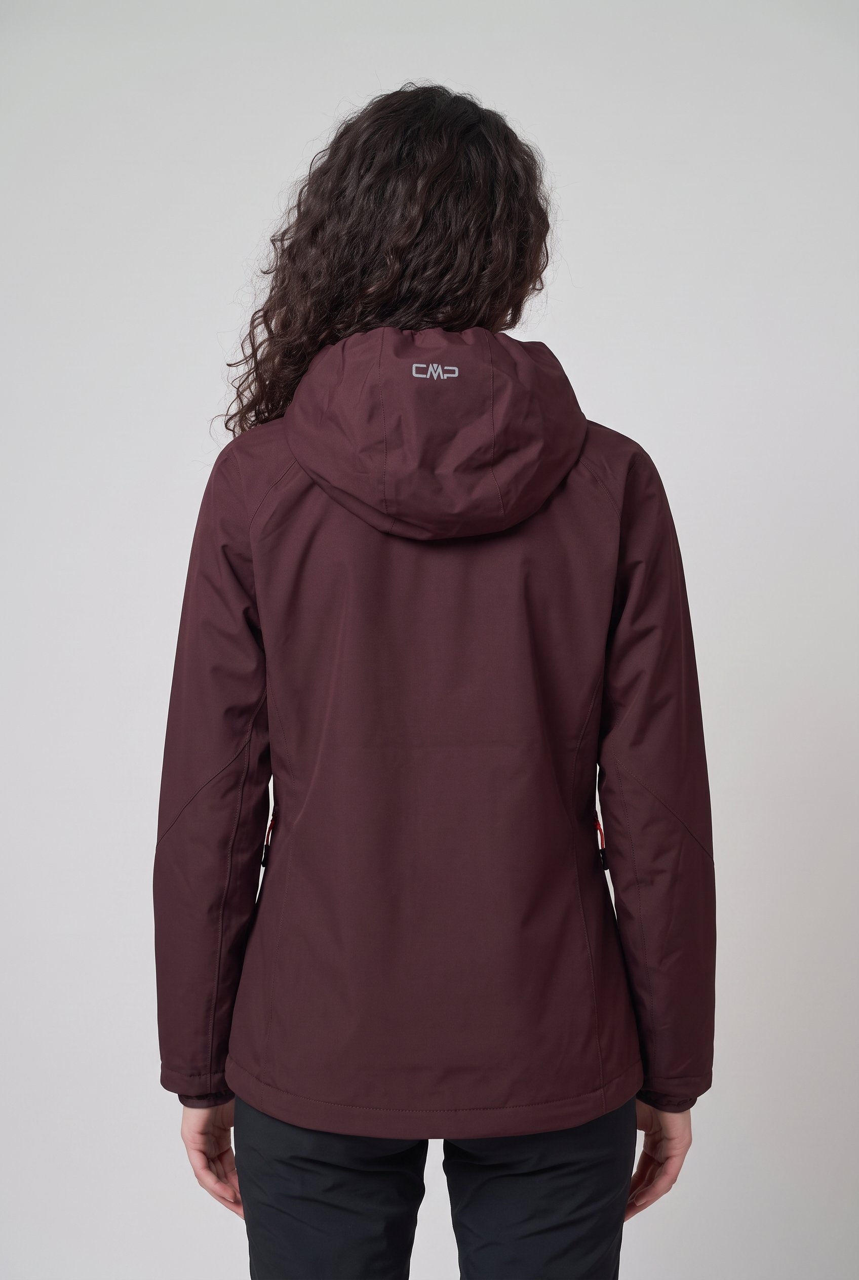 CMP Veste fonctionnelle »WOMAN JACKET FIX HOOD« avec capuche aspect sportif, avec capuche, en matière supérieure polyester