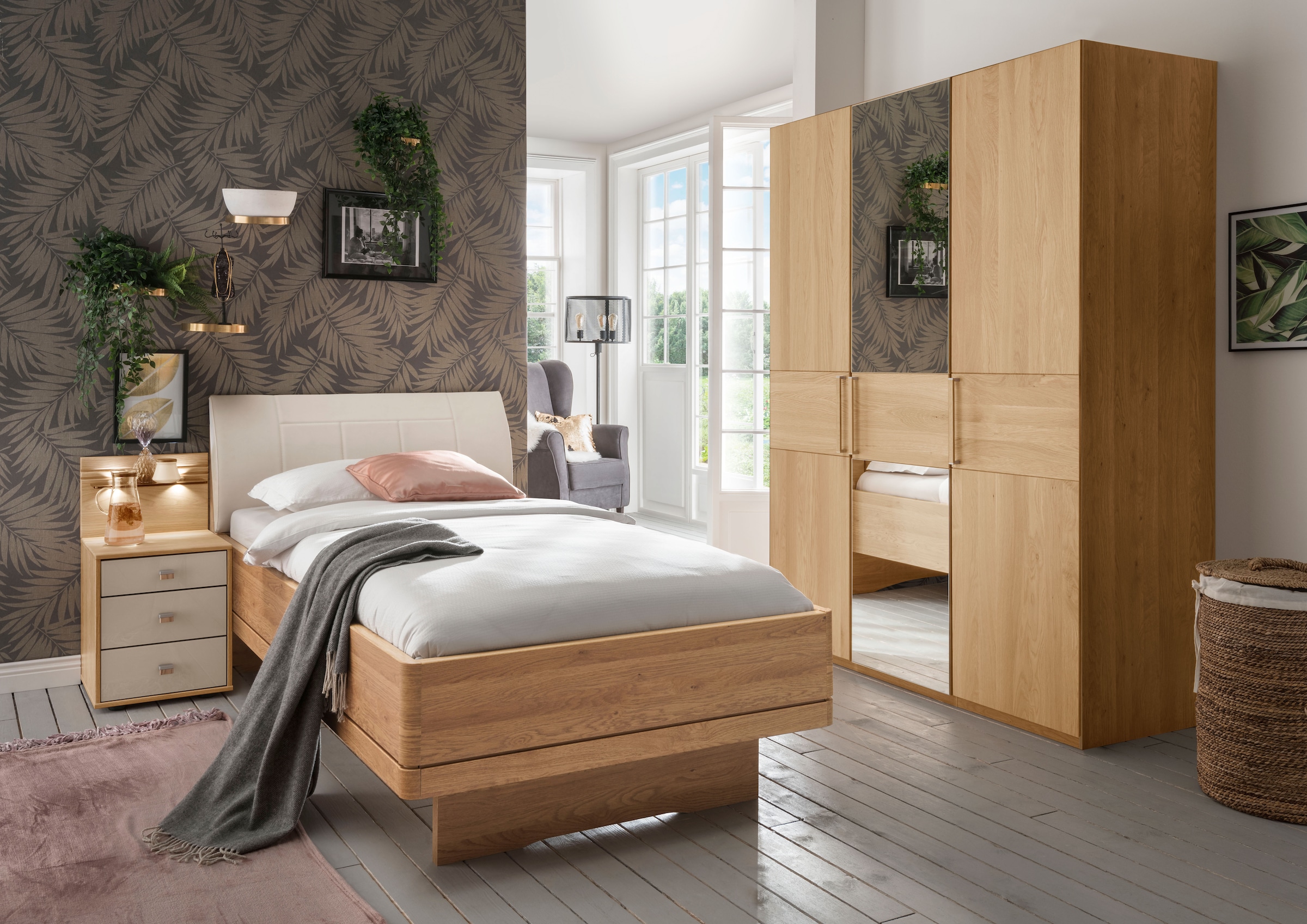 WIEMANN Armoire à portes battantes »Kiruna« mit Kristallspiegel