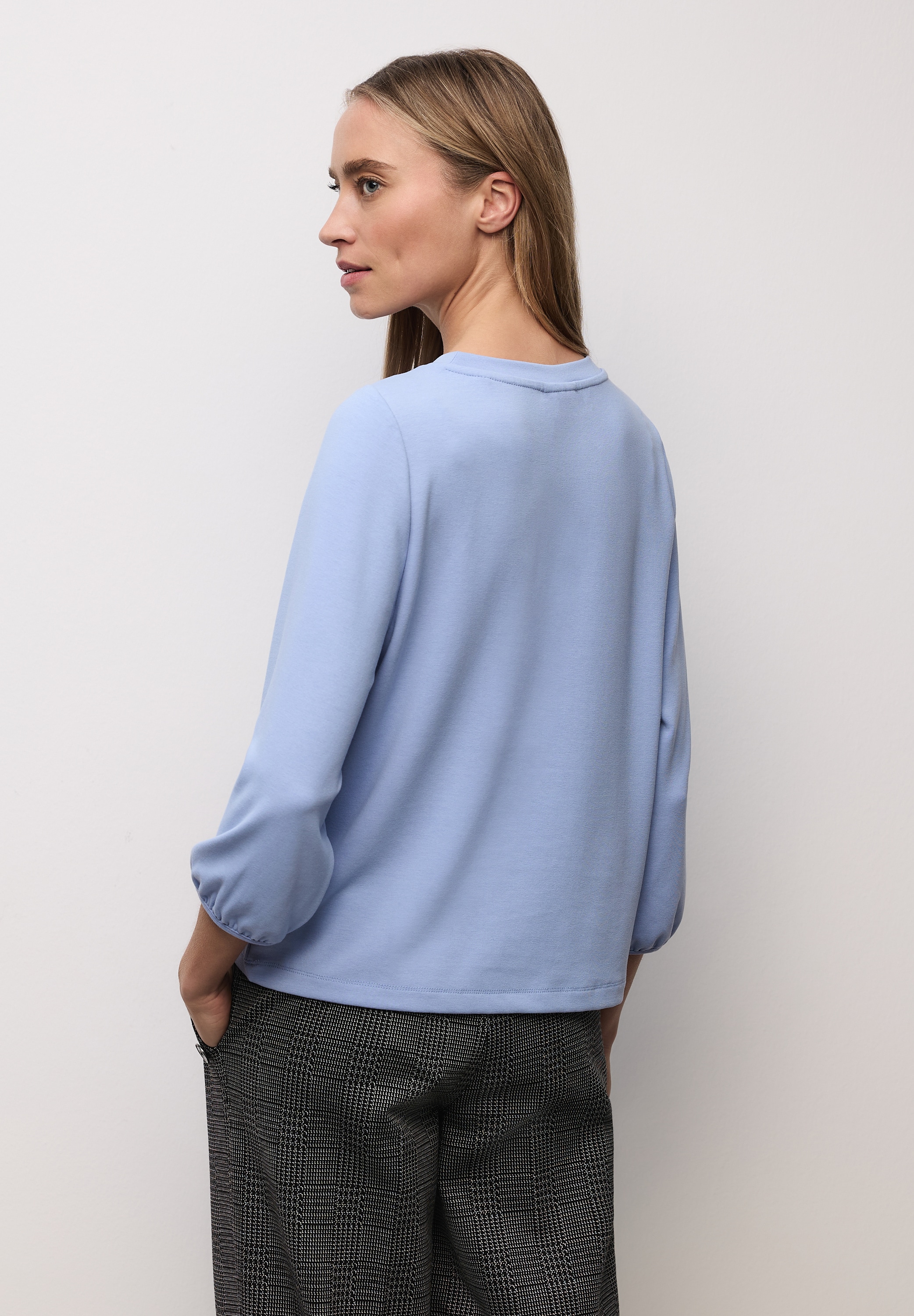 STREET ONE T-shirt à manches 3/4 mit elastischem Bündchen