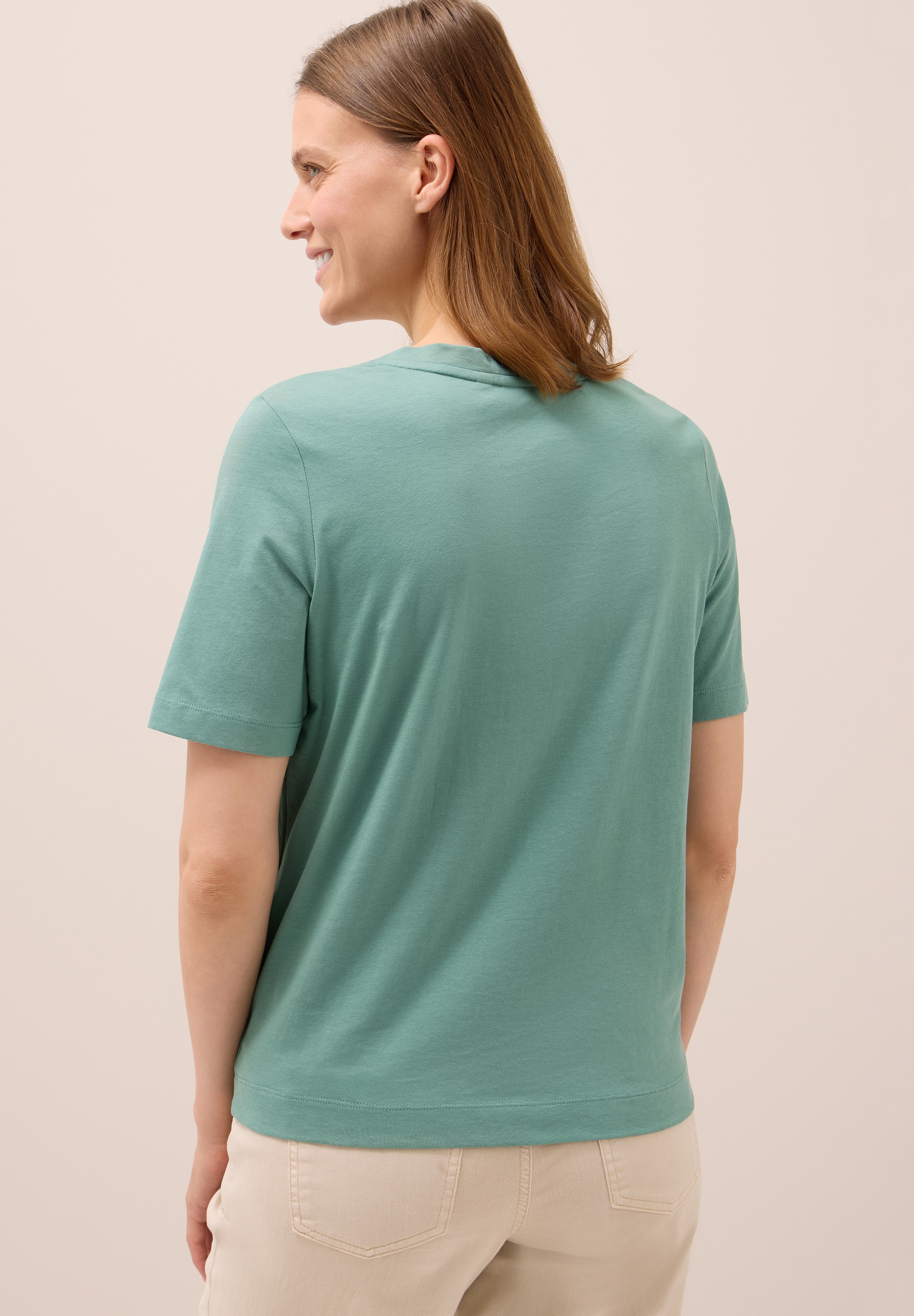 Cecil T-Shirt mit Wording Artwork