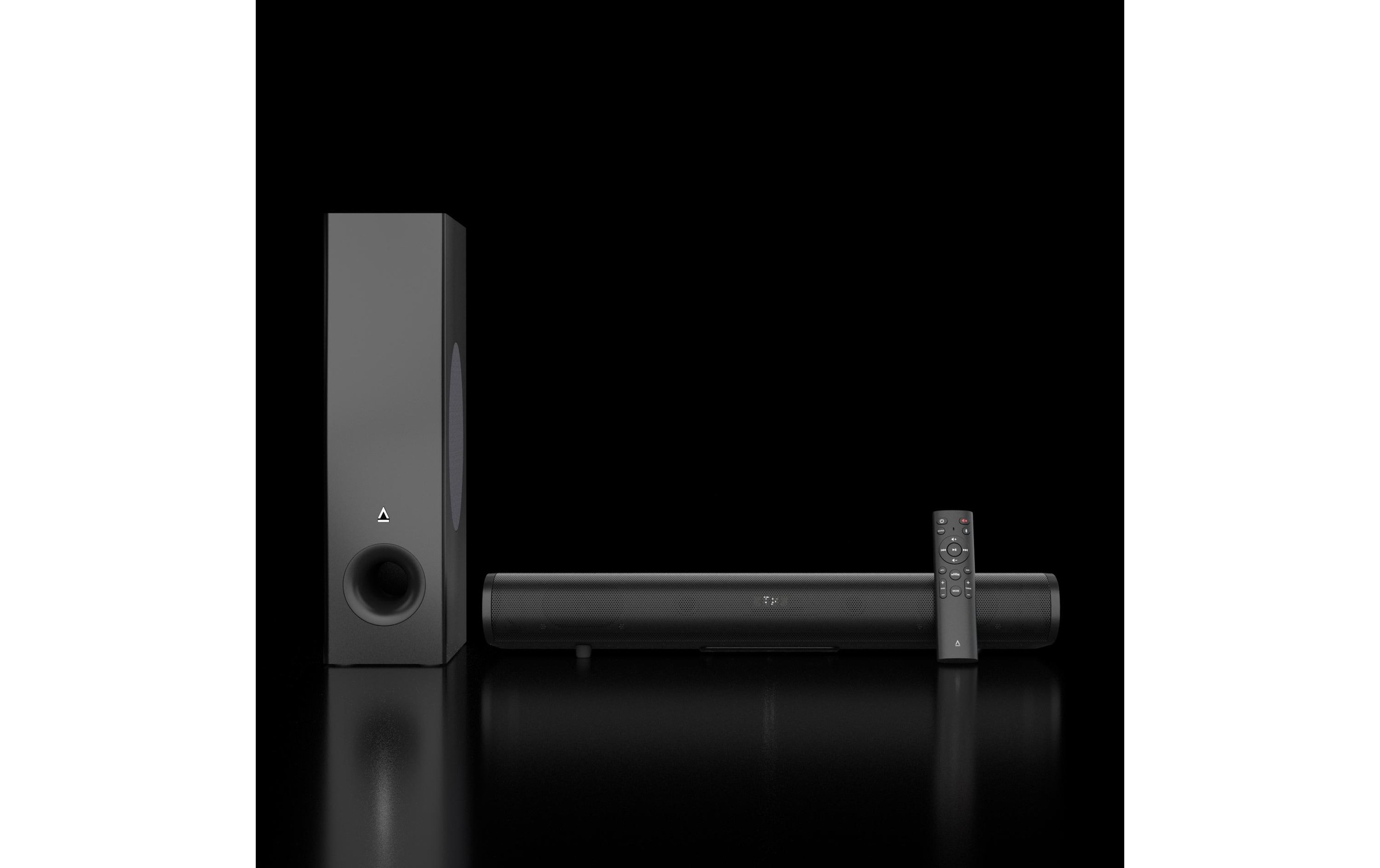 Creative Soundbar »Stage Pro, Soundbar mit Subwoofer 2.1-Soundbar mit Dolby Audio« ( ) HDMI Arc, USB Audio, Optical, Aux-in