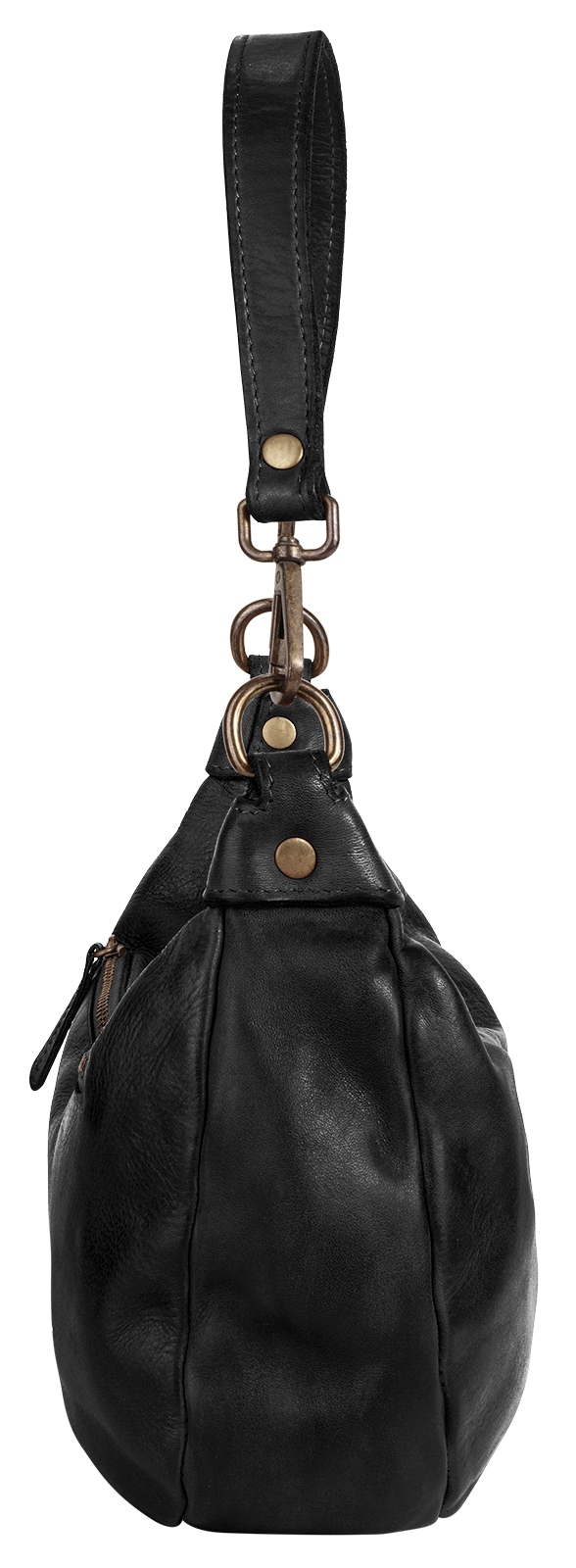 Samantha Look Umhängetasche echt Leder, Made in Italy