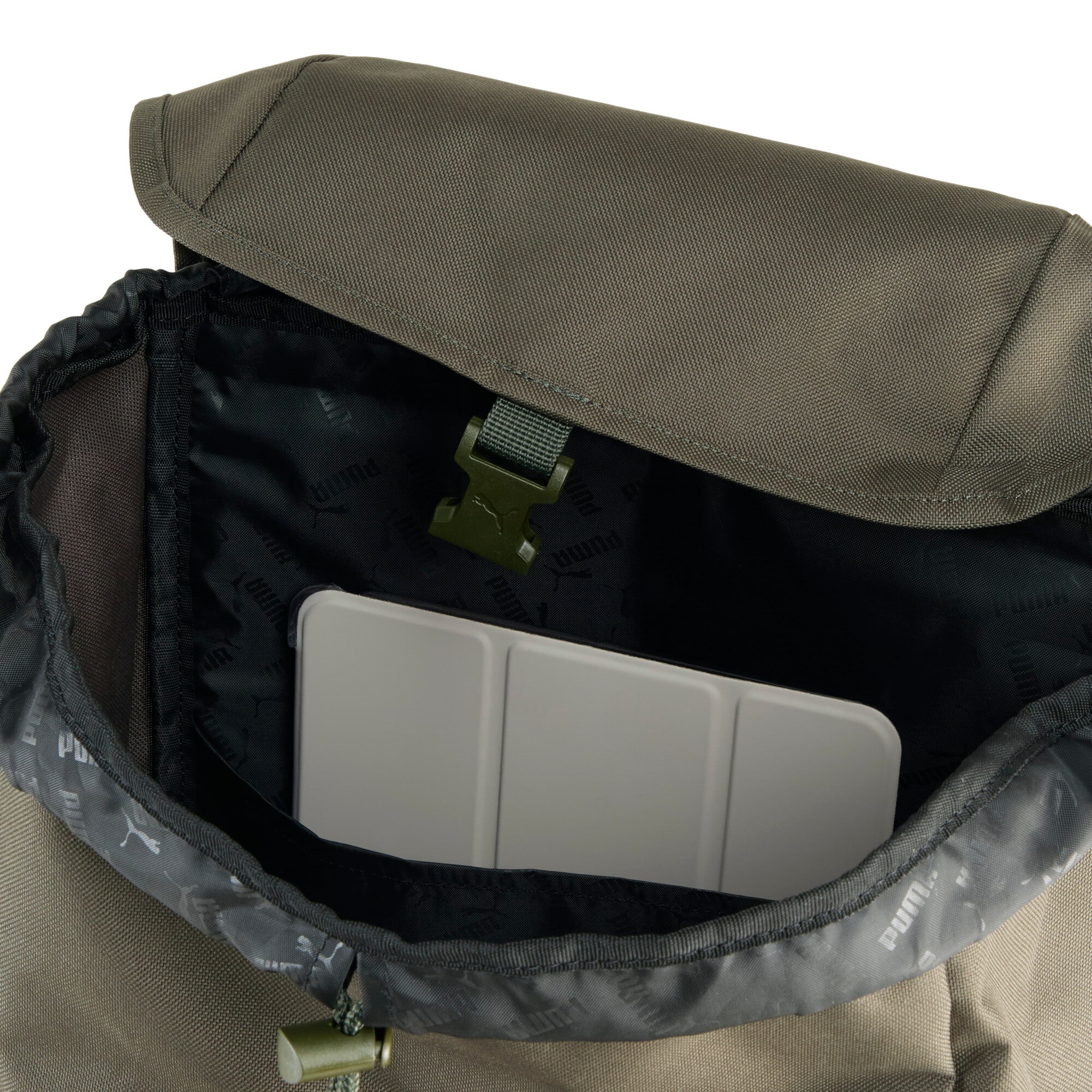 PUMA Rucksack »PHASE HOODED BACKPACK« für Erwachsene, sportlicher Stil, leichter Zugang zu den Fächern