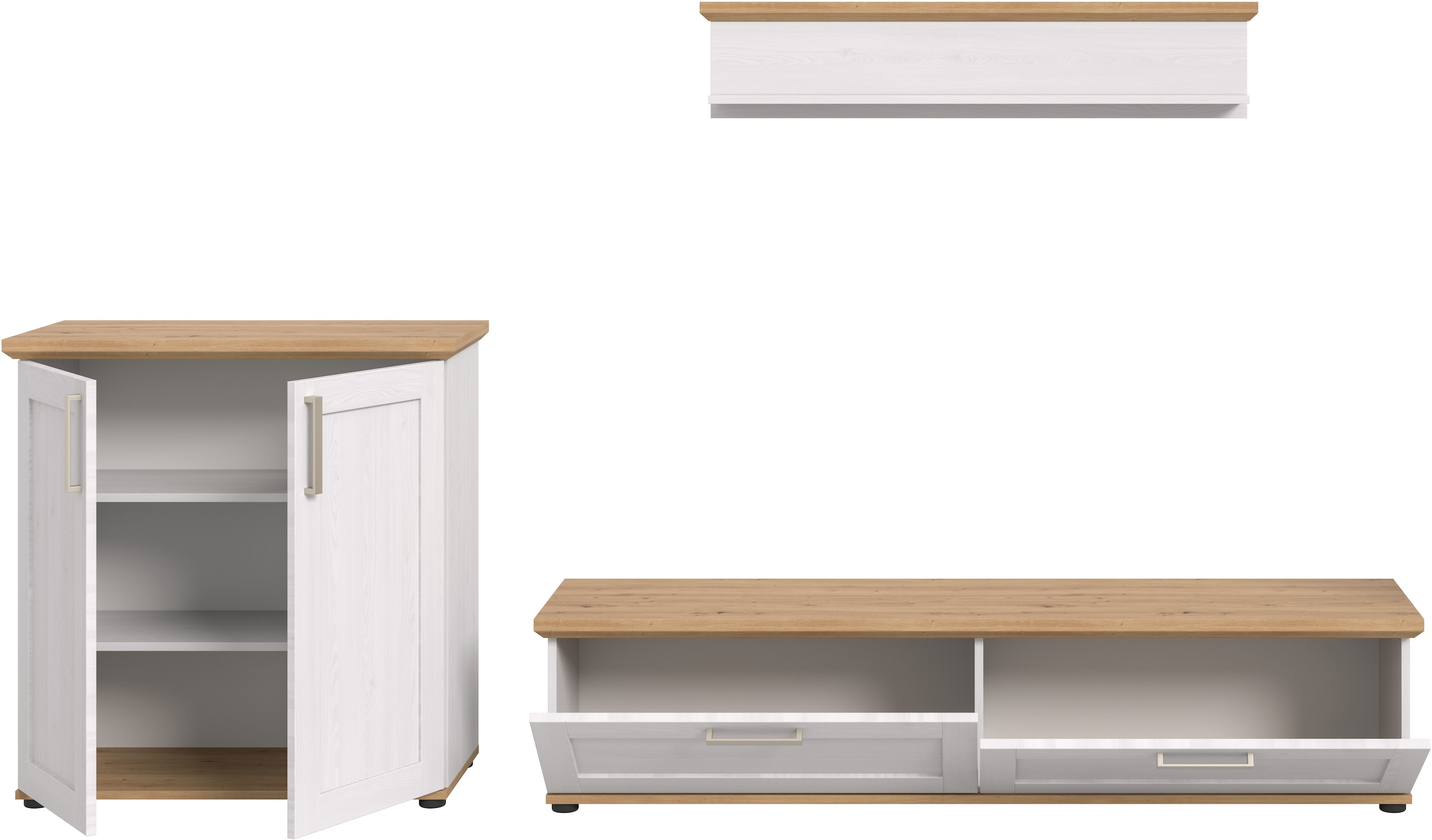 Home affaire Wohnwand »Cosenza« Set, 3 Stk. tlg.