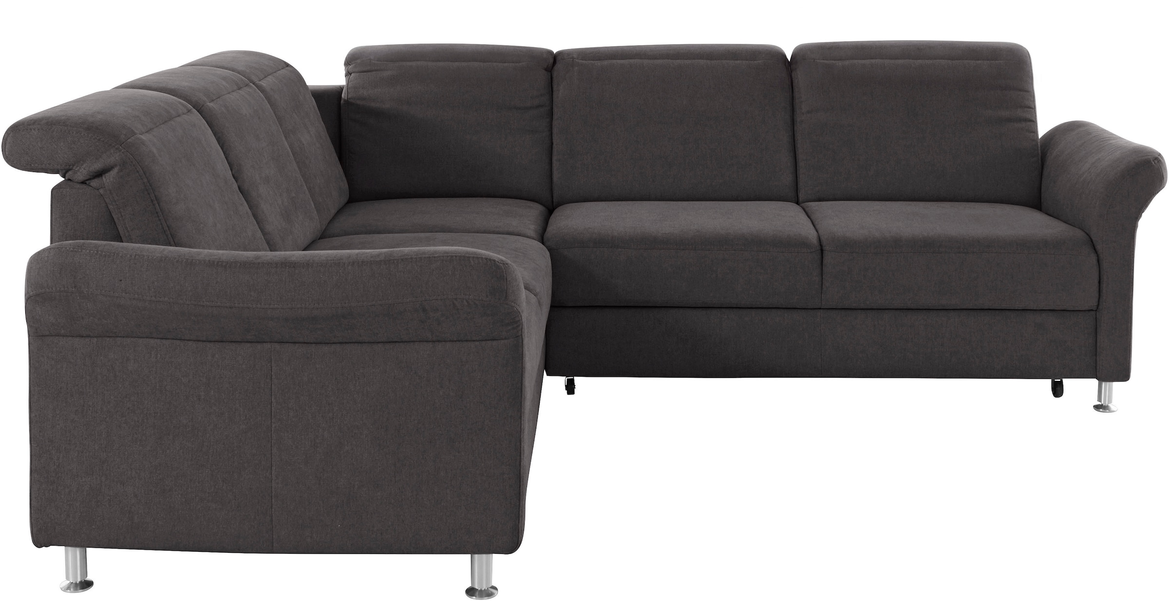 sit&more Canapé d'angle »Darwin L-Form« inklusive Federkern, wahlweise mit Kopfteilverstellung, Bettfunktion