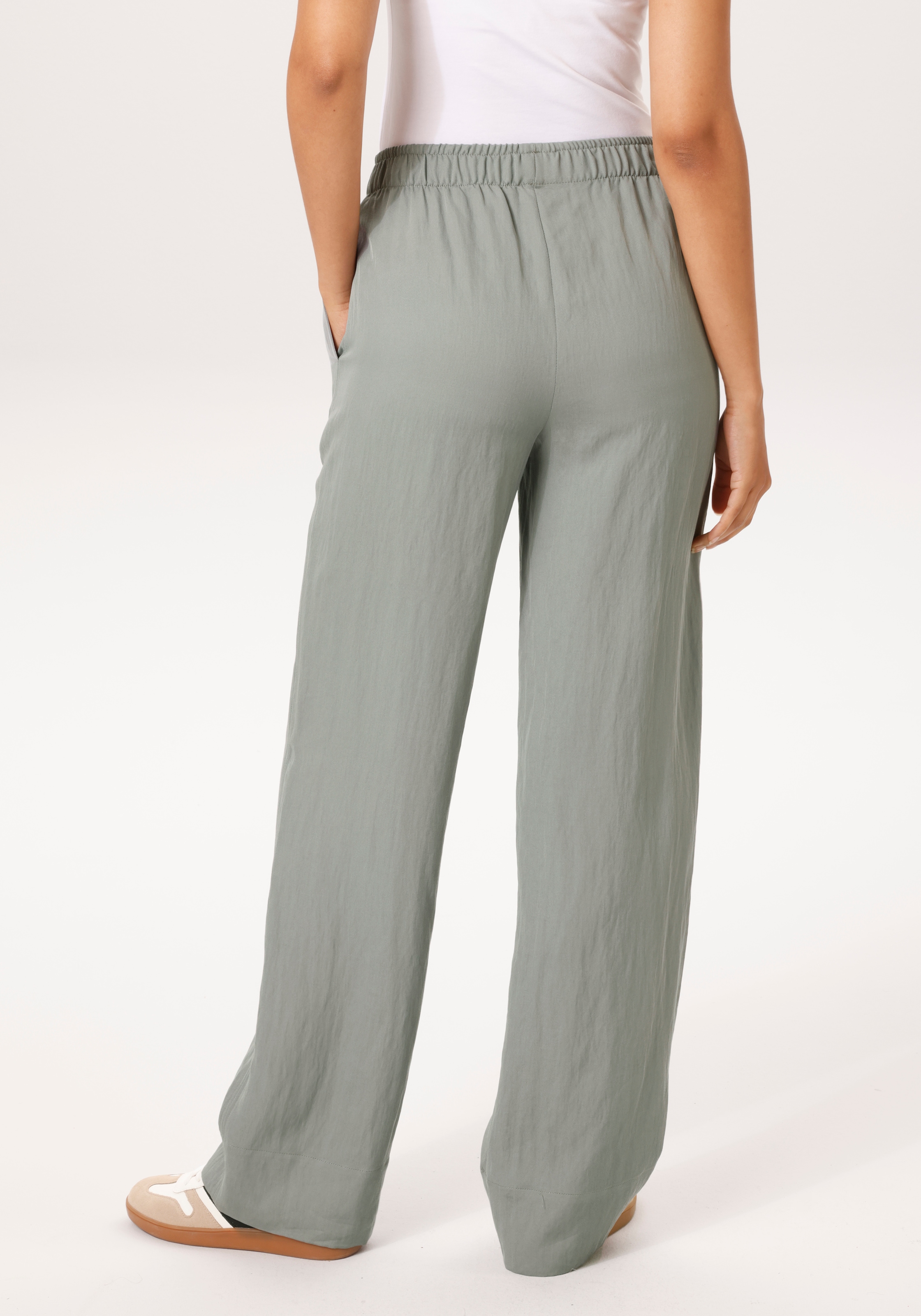 Aniston CASUAL Pantalon à enfiler  in trendiger Twill-Qualität - NEUE KOLLEKTION