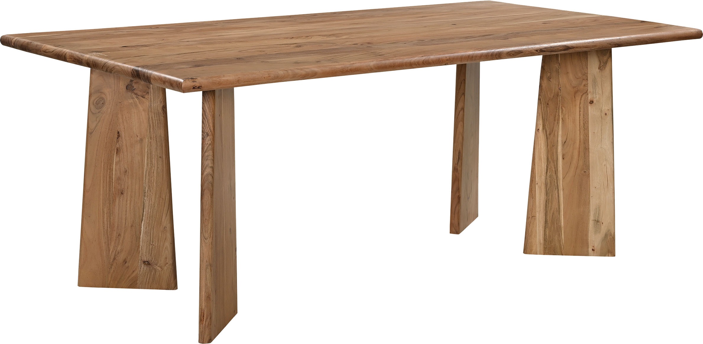 SIT Esstisch »Jakarta aus Akazie 200x100 cm mit asymmetrischem Holzgestell« 3 cm starke Akazienplatte mit abgerundeten Kanten
