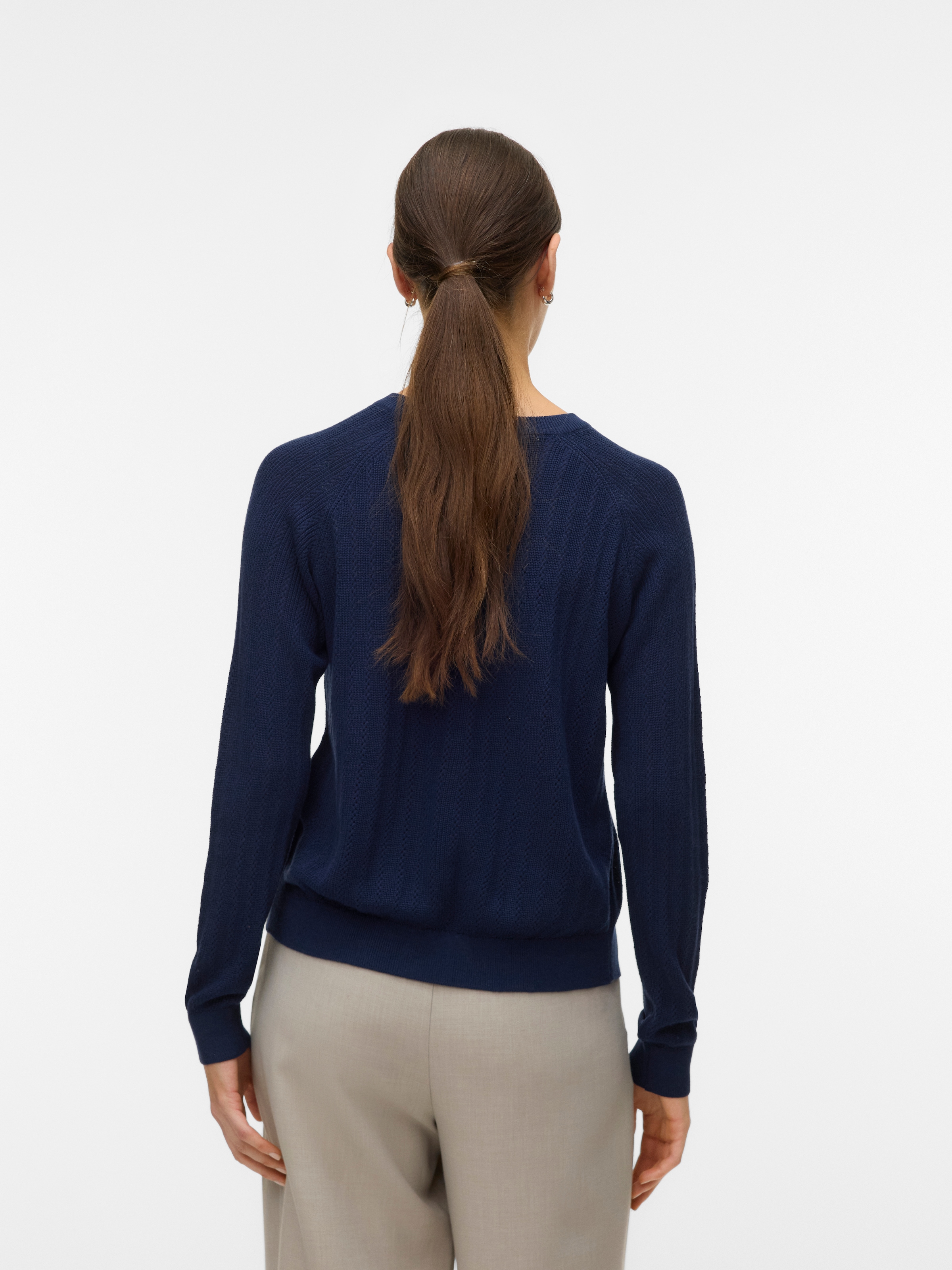 Vero Moda Strickpullover »VMNEWLEX POINTELLE LS O-N PULLOVER NOOS«