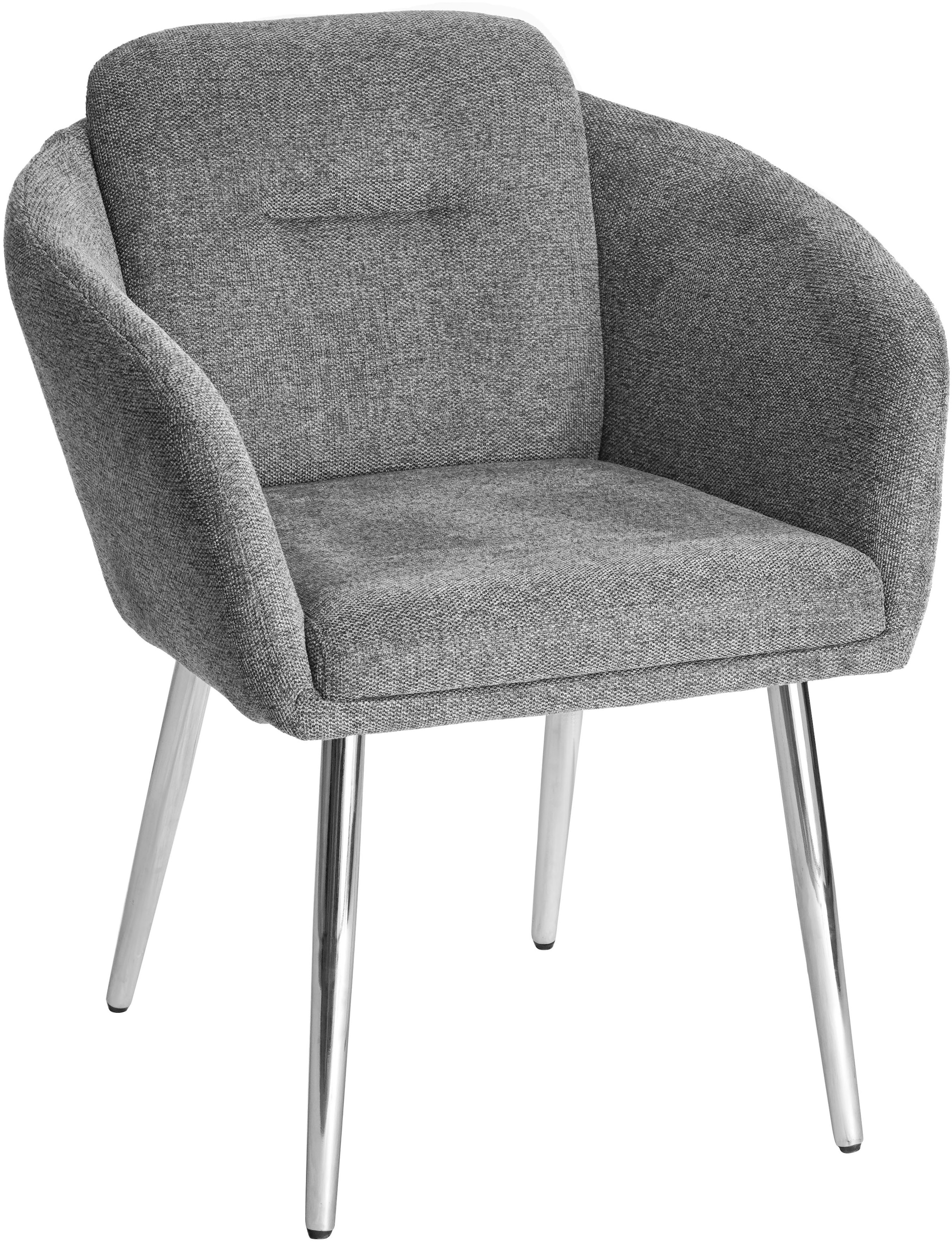 LeGer Home by Lena Gercke Chaise de salle à manger »Fleur« (Set) 2 cuisStrukturstoff, ergonomisches Design, gesteppte Rückenlehne