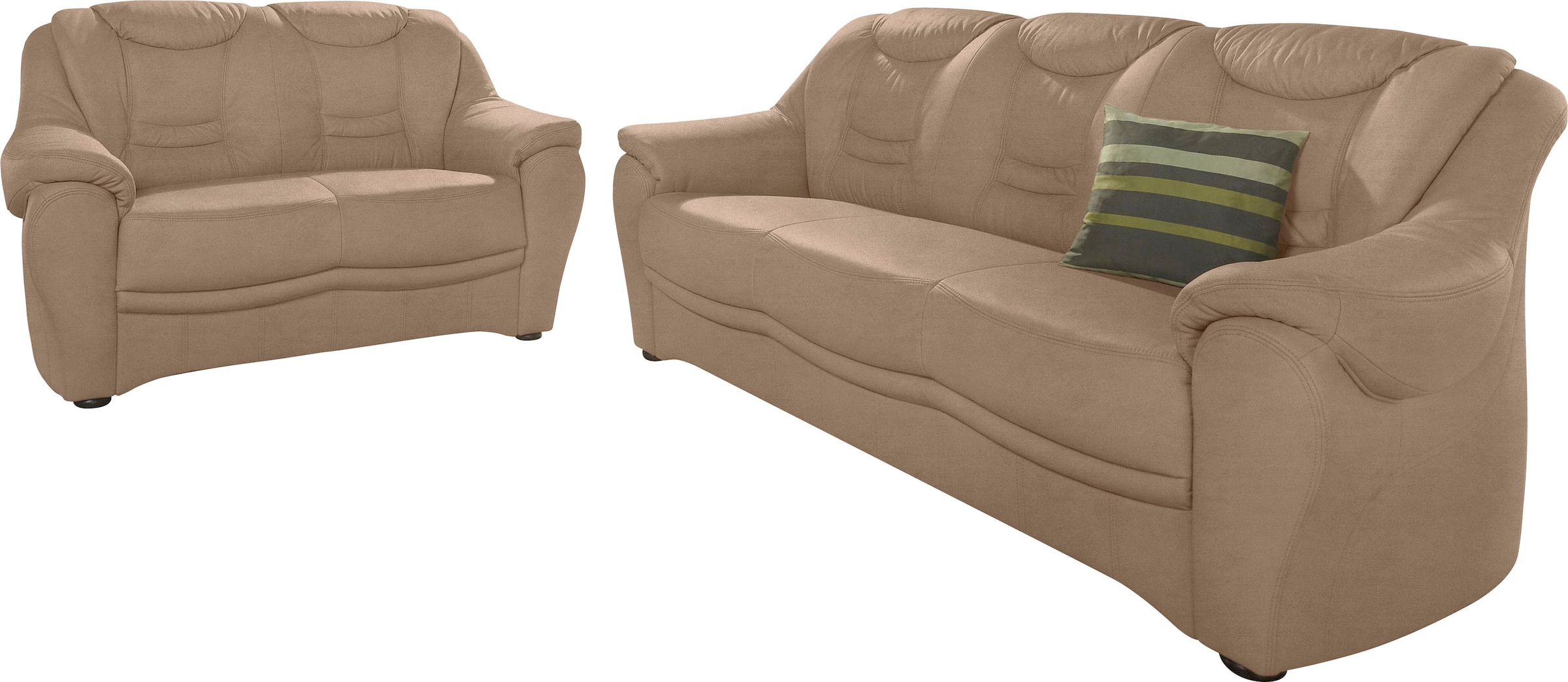 sit&more Ensemble rembourré »Bansin« bestehend aus einem 3- und einem 2- Sitzer, inklusive Federkern