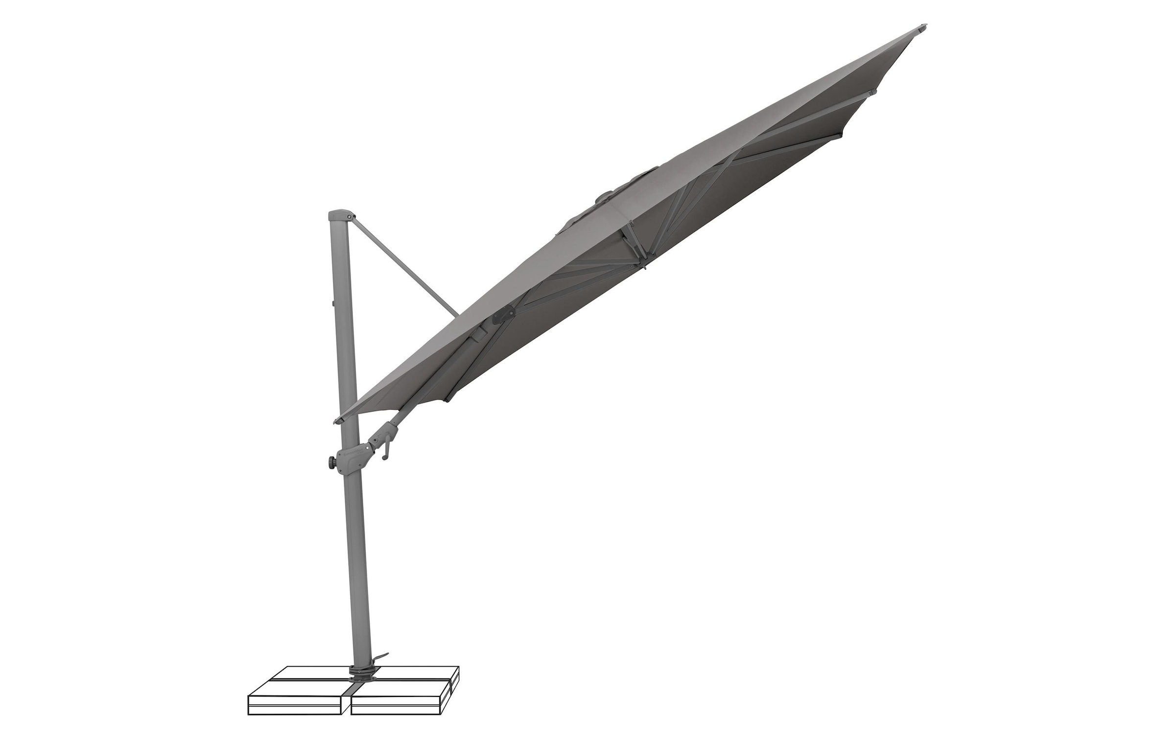   Sonnenschirm »Suncomfort by Glatz Varioflex, 300 x 300 cm«
