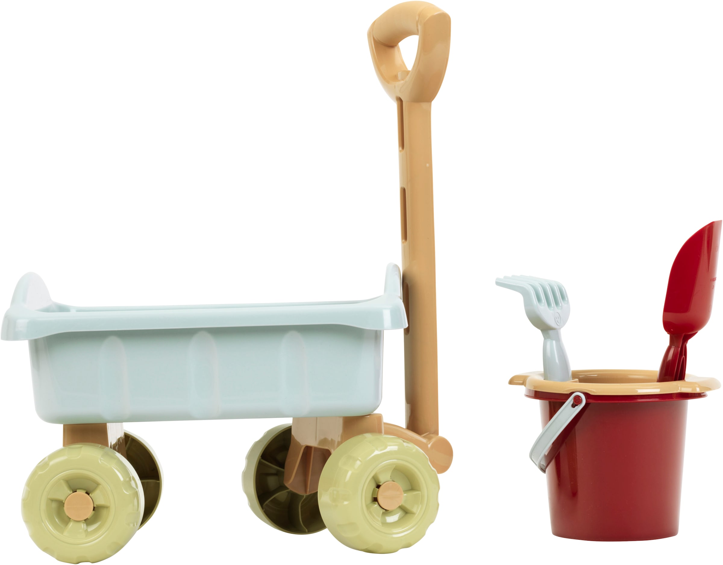 Klein Bollerwagen »Little Foot, Spiel-Bollerwagen mit Eimerset, aus Recyclingkunststoff« Made in Germany