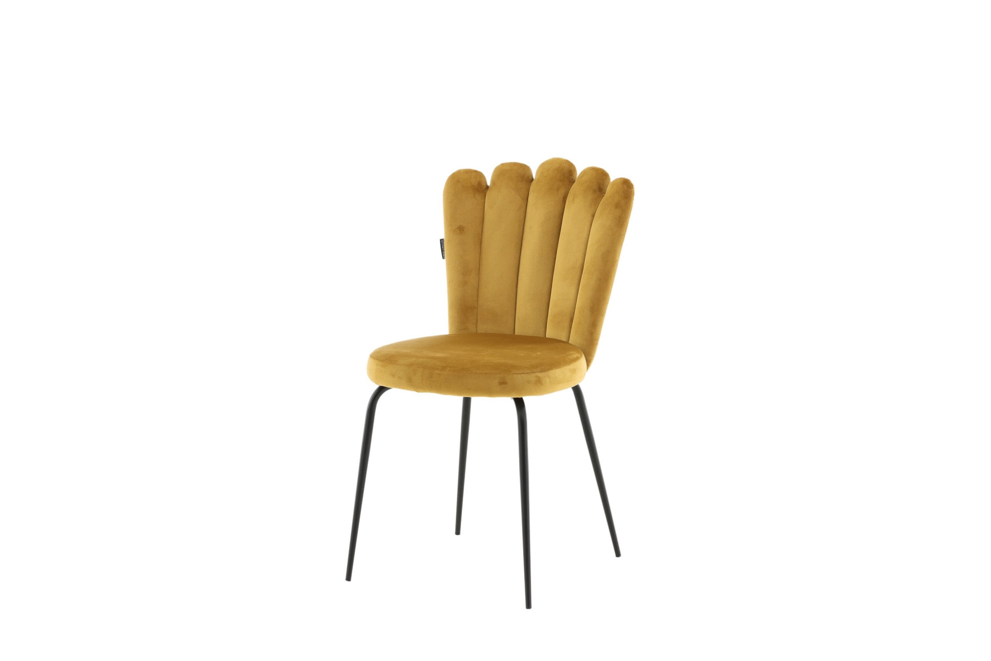 Venture Home Chaise de salle à manger »Limhamn, 2er-Set Esszimmerstühle, modern & charaktervoll« () chaise rembourrée, revêtement doux, pieds en métal, aspect coquillage, plein de caractère