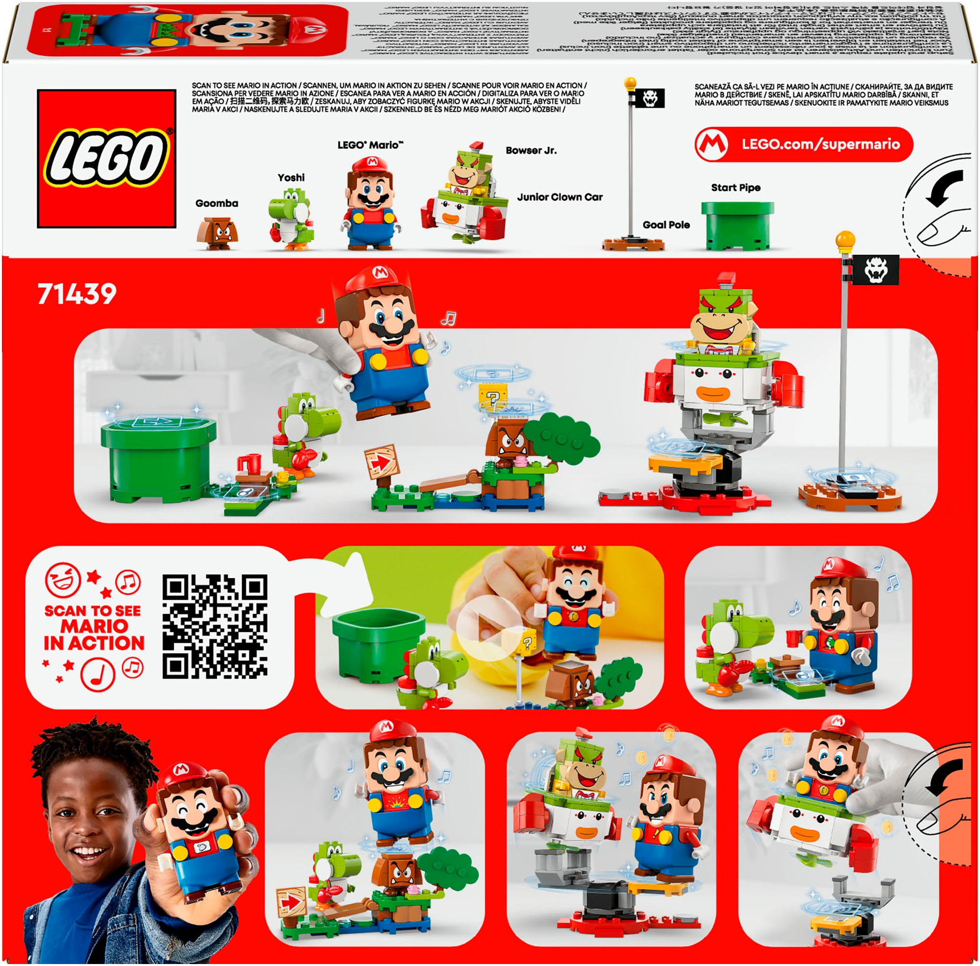 LEGO® Konstruktionsspielsteine »Abenteuer mit dem interaktiven LEGO® Mario™ (71439), LEGO Super Mario« Made in Europe