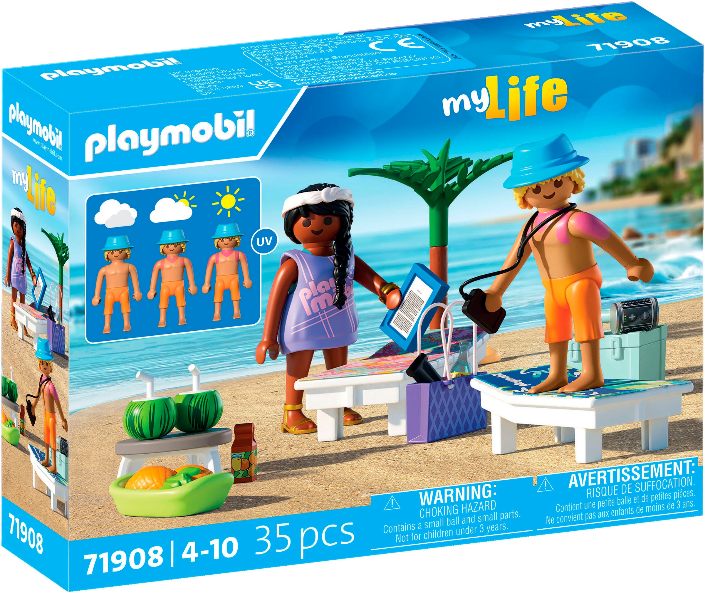 Playmobil® Jeu de construction »Pärchenausflug an den Strand (71908), My Life« Made in Europe