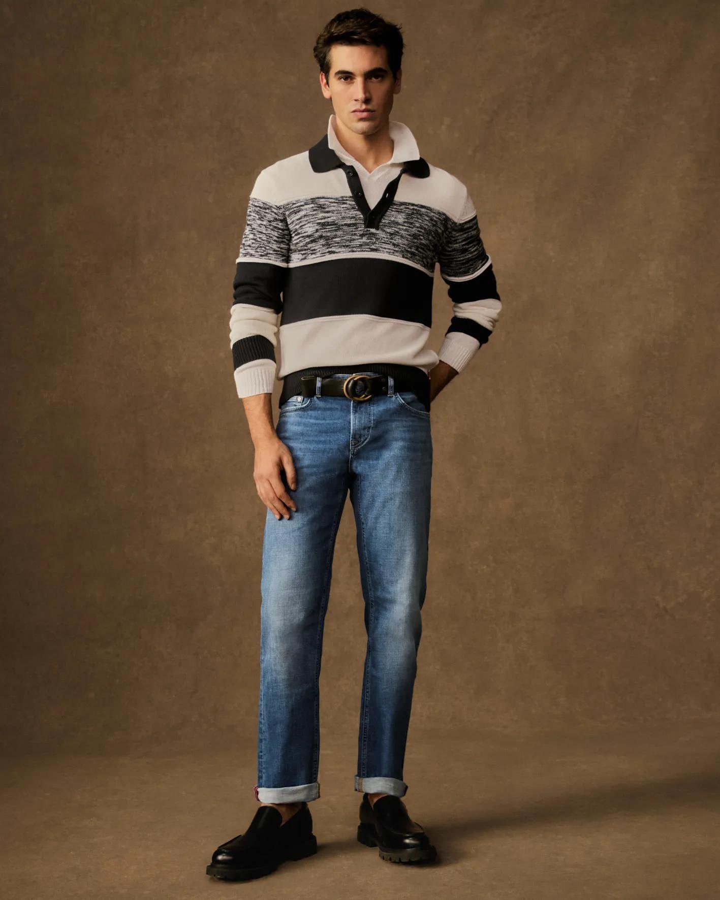Joop Jeans Pull en tricot »Odin« Regular fit mit Polokragen