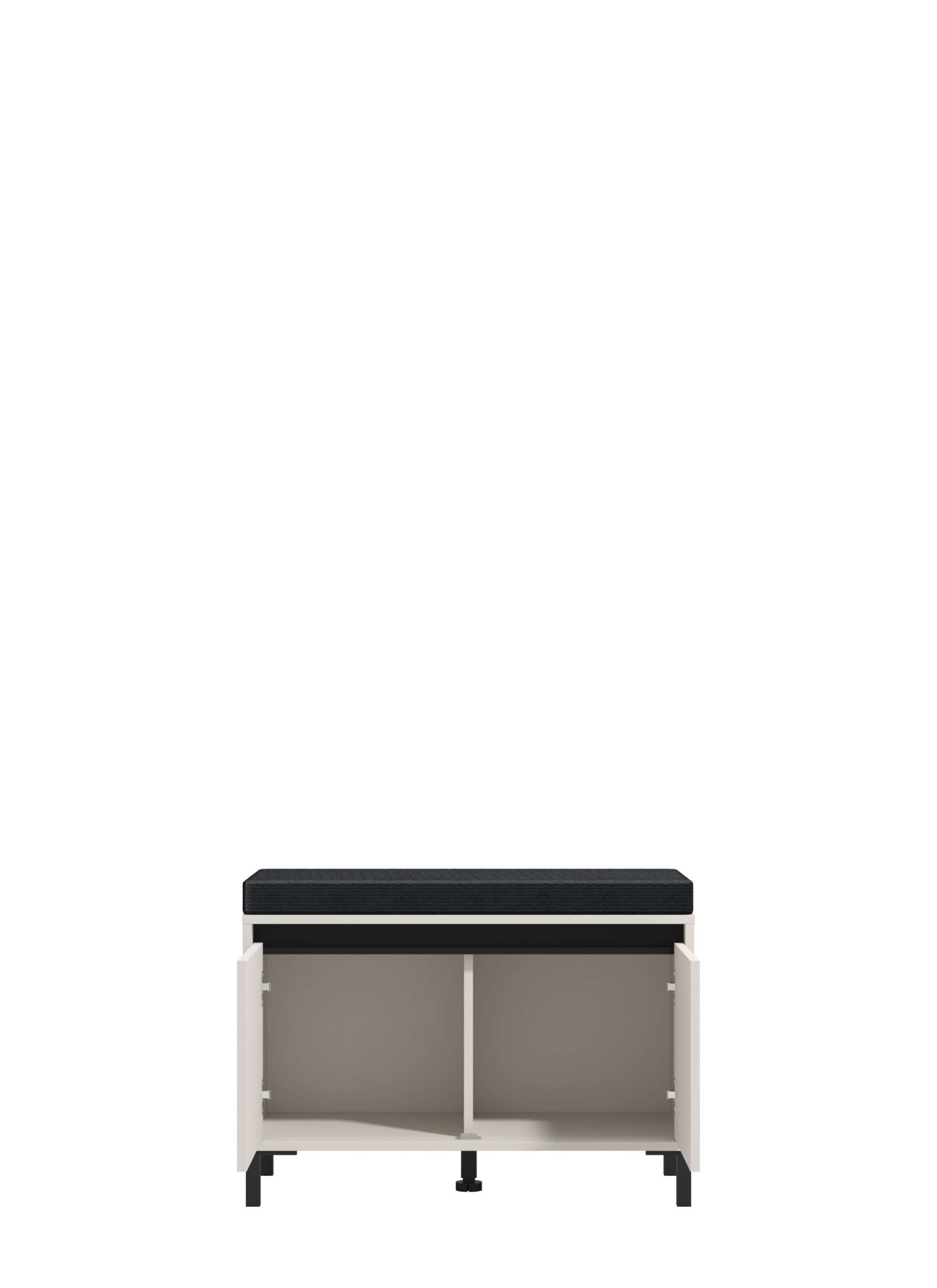 Home affaire Banc à chaussures »Arran, Schuhschrank, Schuhregal, Schuhtruhe, Schuhkommode, Sitzbank« mit abnehmbarem Sitzkissen, zwei Türen (dahinter zwei Fächer)