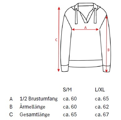 Zwillingsherz Hoodie »"Smile Everyday Enjoy"« mit V-Ausschnitt, grosser Botschaft auf dem Rücken, Kapuze, Kordelzug