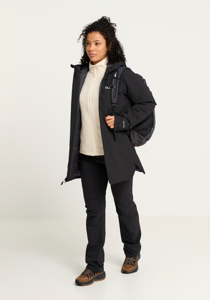 Jack Wolfskin Wintermantel »HEIDELSTEIN 2 INS JKT W« mit langärmeliger Form, aus Polyester