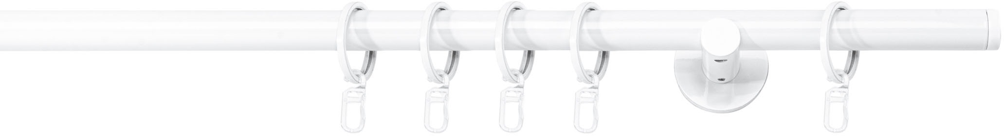 mydeco Tringle à rideaux »20mm Match Wandträger 6,5 cm« 1 läufig-läufig Fixmass