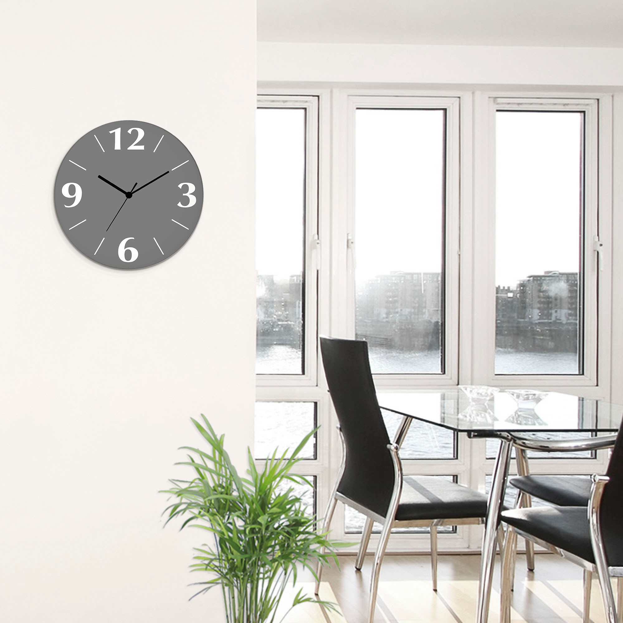 Artland Wanduhr »Trendfarben« wahlweise mit  Quarz- oder Funkuhrwerk, lautlos ohne Tickgeräusche