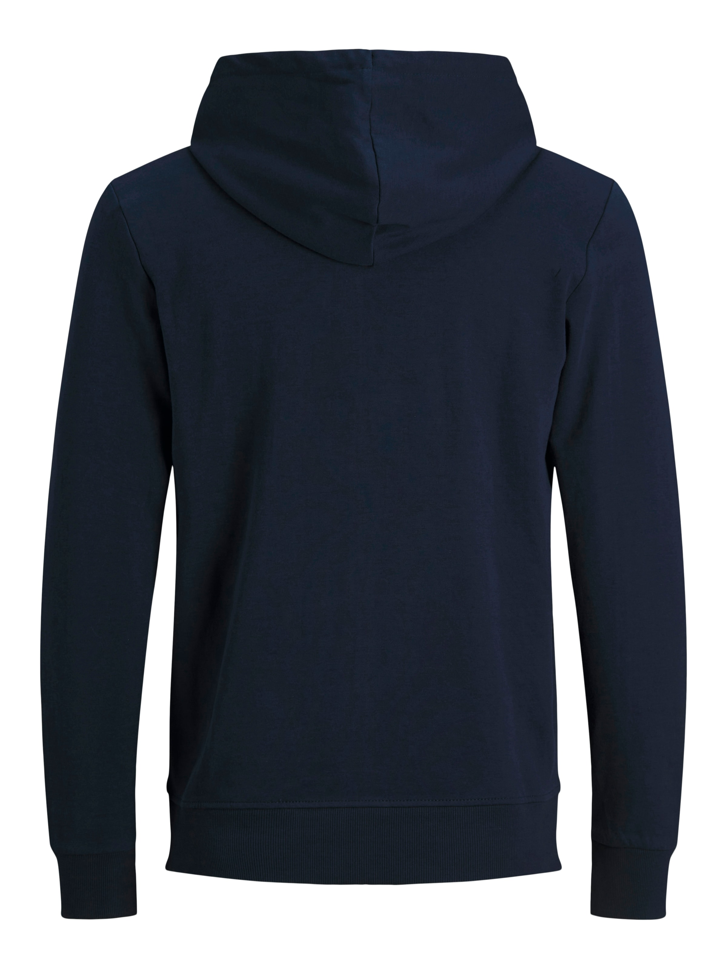 Jack & Jones Sweat à capuche »JJEBASIC Hoodie mit Rippbündchen und angenehmem Tragegefühl« unifarben, modisch, regular fit, Baumwollmischung, Rundhals