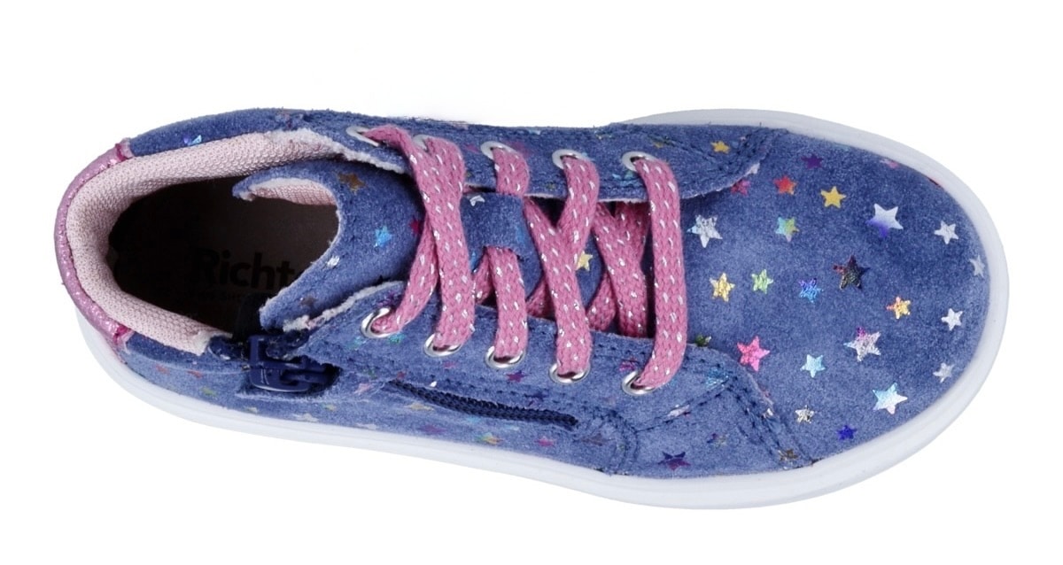 Richter Sneakerboots »Flora«  Kinderschuh, Schnürer mit WMS, Grössenschablone zum Download